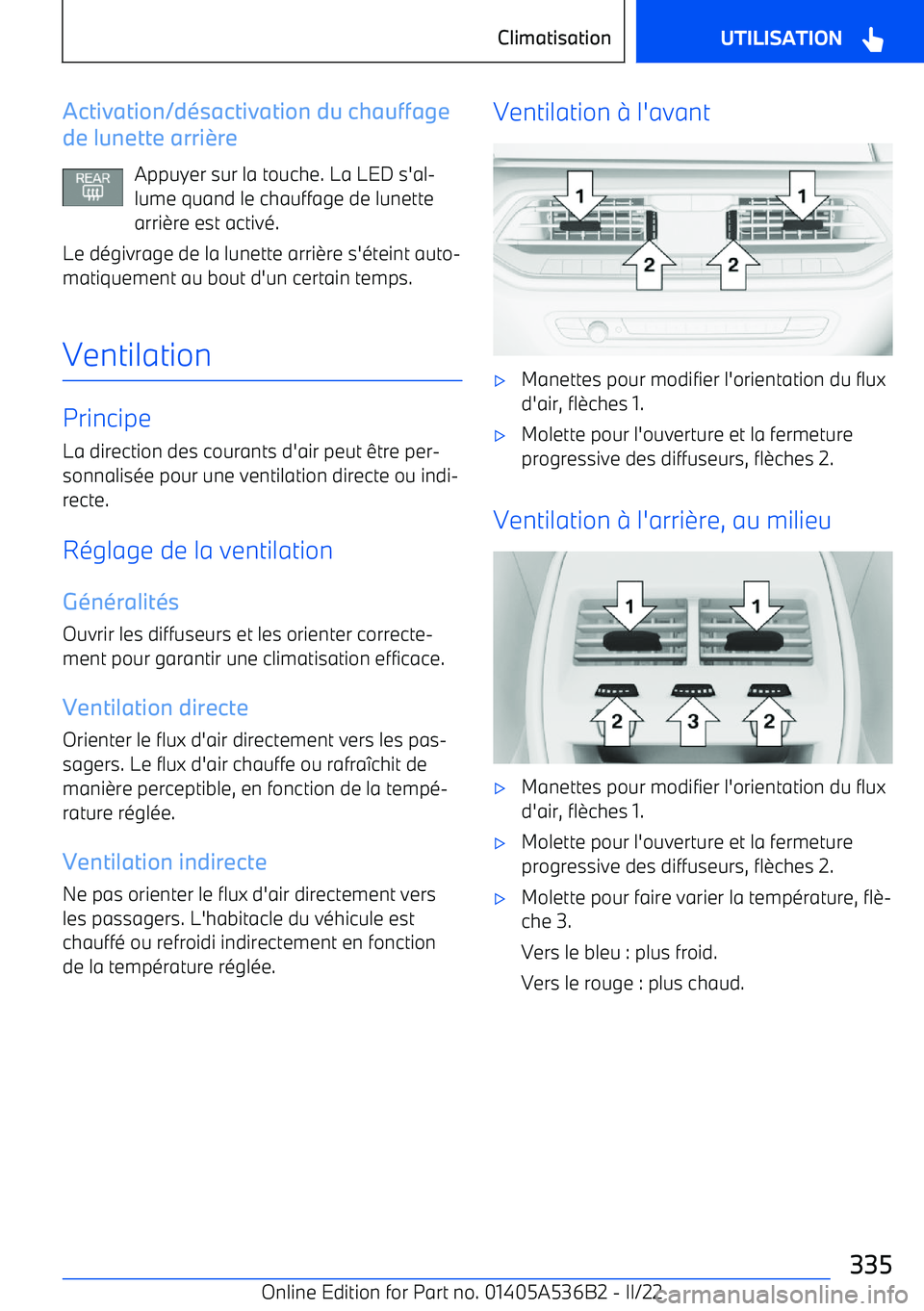 BMW X6 M 2022  Notices Demploi (in French) Activation/d