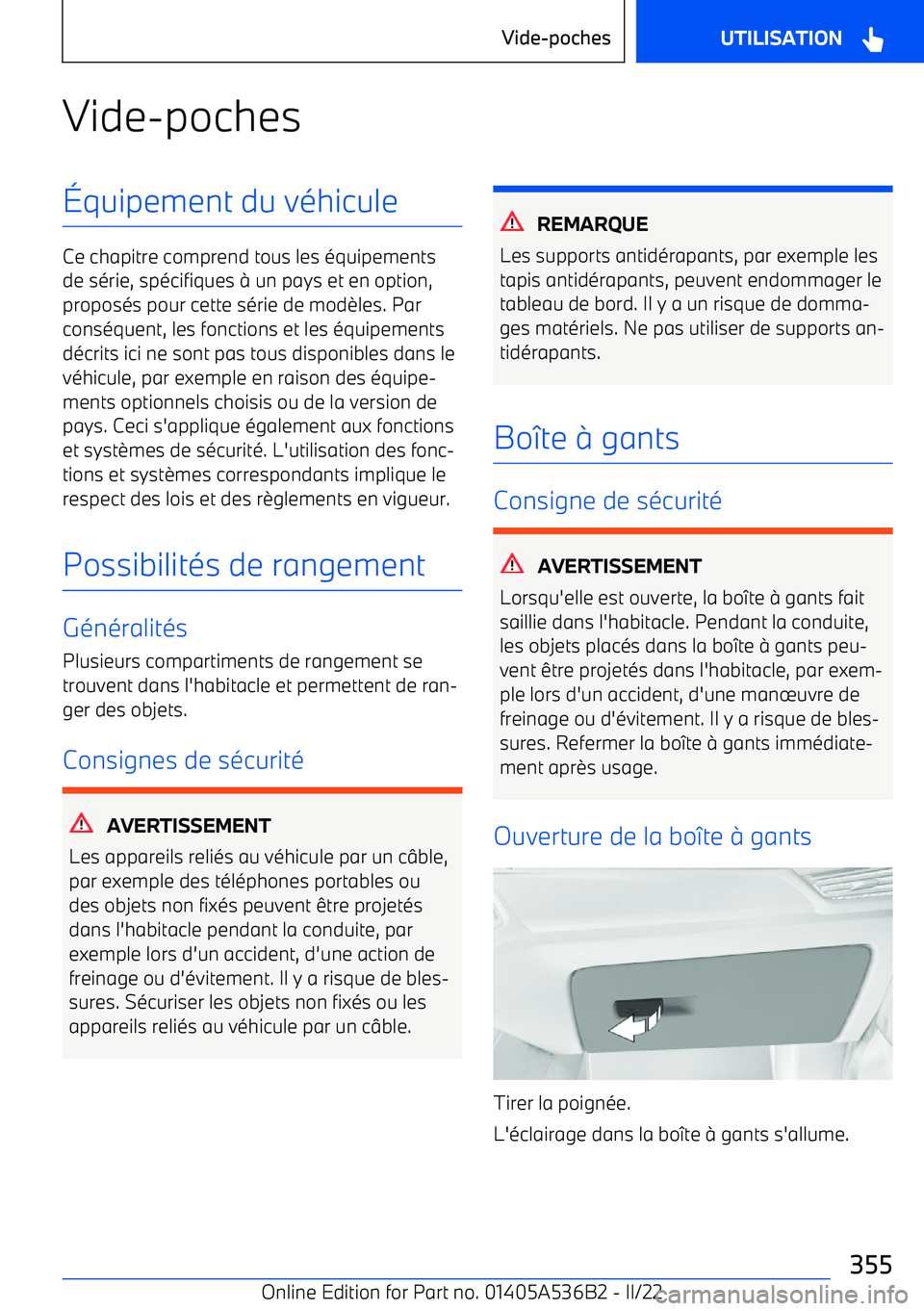 BMW X6 M 2022 Notices Demploi (in French) Vide BMW X6 M 2022 Notices Demploi (in French) Vide