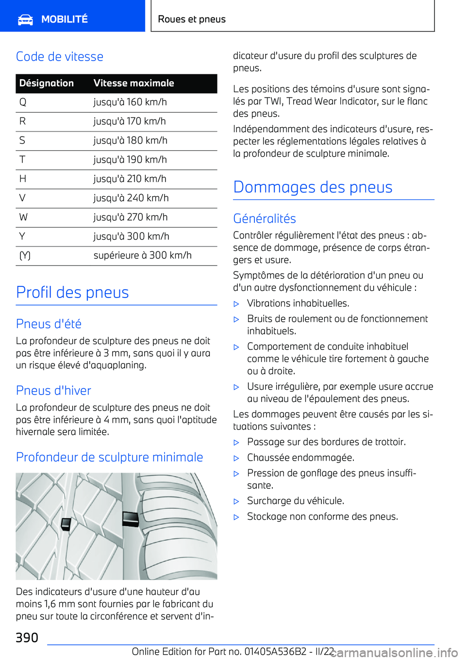 BMW X6 M 2022 Notices Demploi (in French) Code de vitesseD BMW X6 M 2022 Notices Demploi (in French) Code de vitesseD