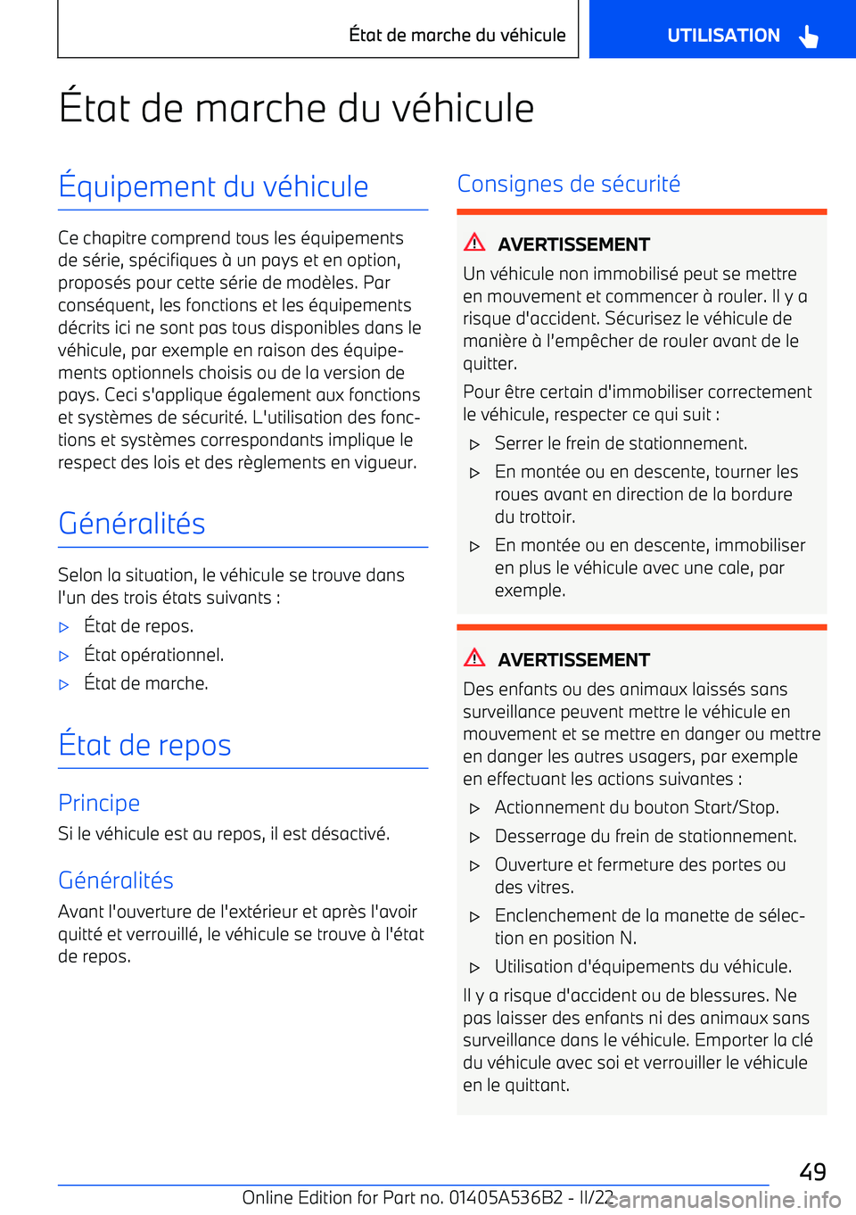 BMW X6 M 2022  Notices Demploi (in French) 