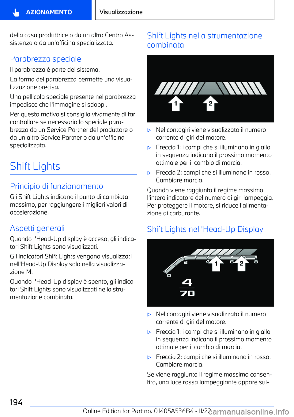 BMW X6 M 2022  Libretti Di Uso E manutenzione (in Italian) della casa produttrice o da un altro Centro As
