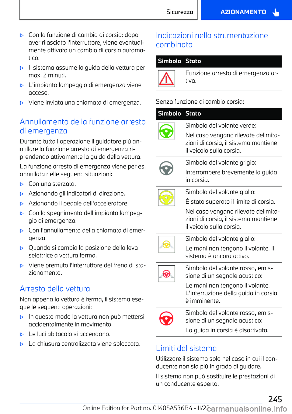 BMW X6 M 2022  Libretti Di Uso E manutenzione (in Italian) 