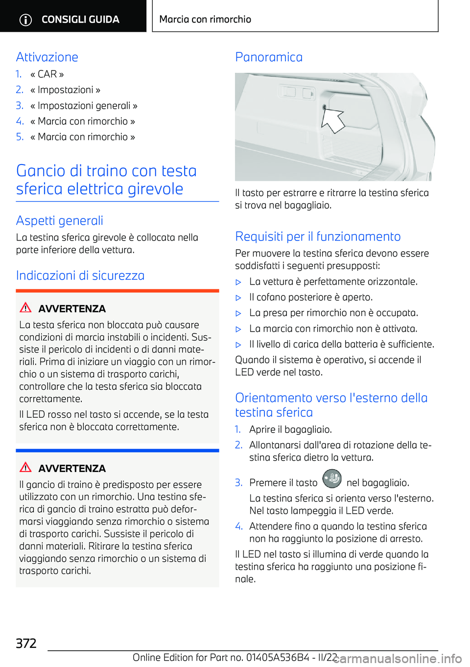BMW X6 M 2022  Libretti Di Uso E manutenzione (in Italian) Attivazione1.