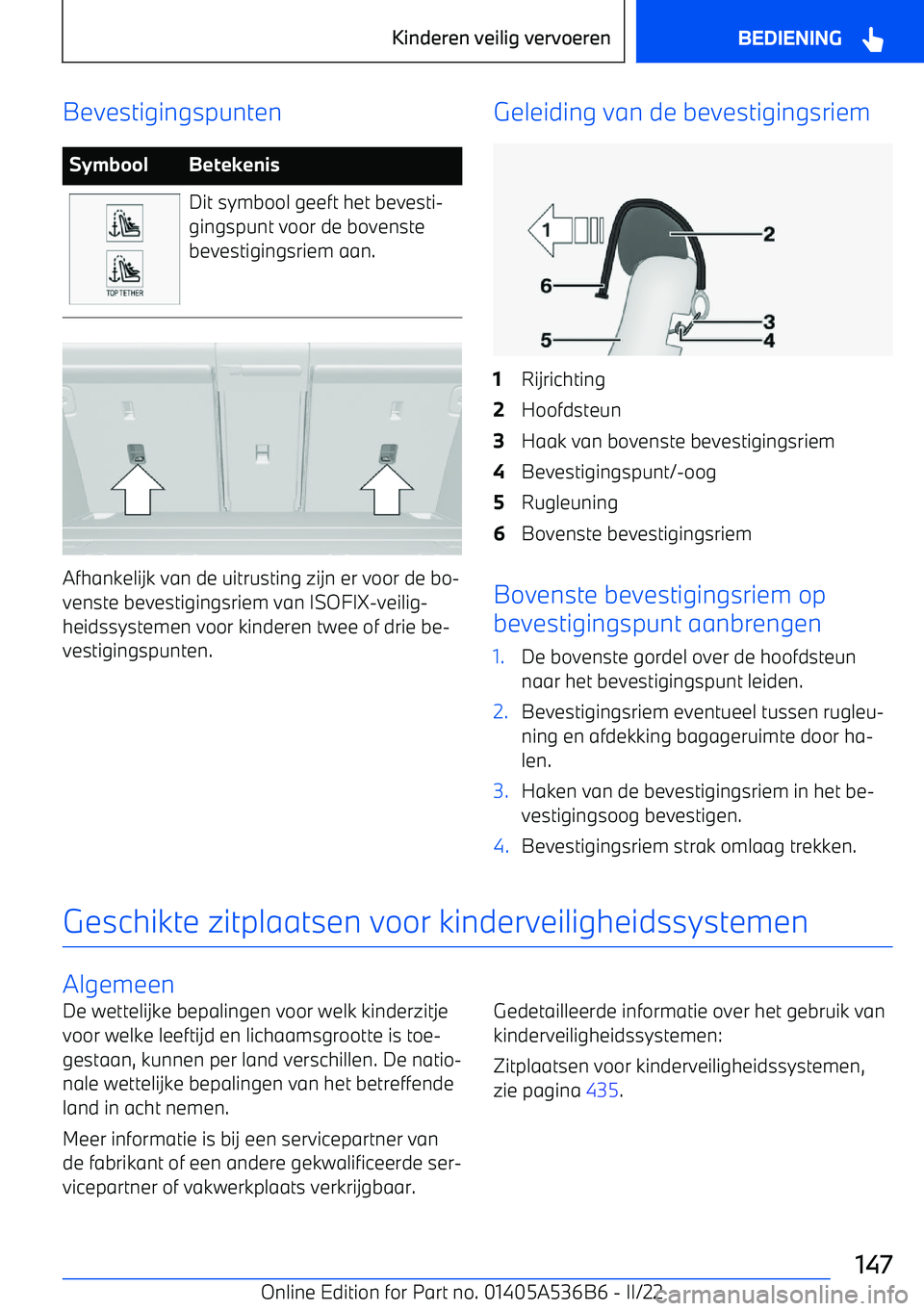BMW X6 M 2022 Instructieboekjes (in Dutch) BevestigingspuntenSymboolBetekenisDit symbool geeft het bevesti BMW X6 M 2022 Instructieboekjes (in Dutch) BevestigingspuntenSymboolBetekenisDit symbool geeft het bevesti