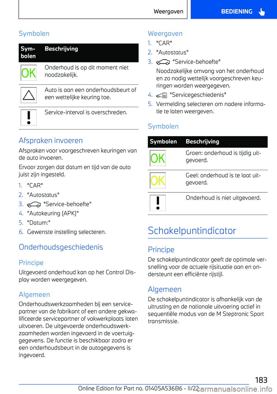 BMW X6 M 2022 Instructieboekjes (in Dutch) SymbolenSym BMW X6 M 2022 Instructieboekjes (in Dutch) SymbolenSym