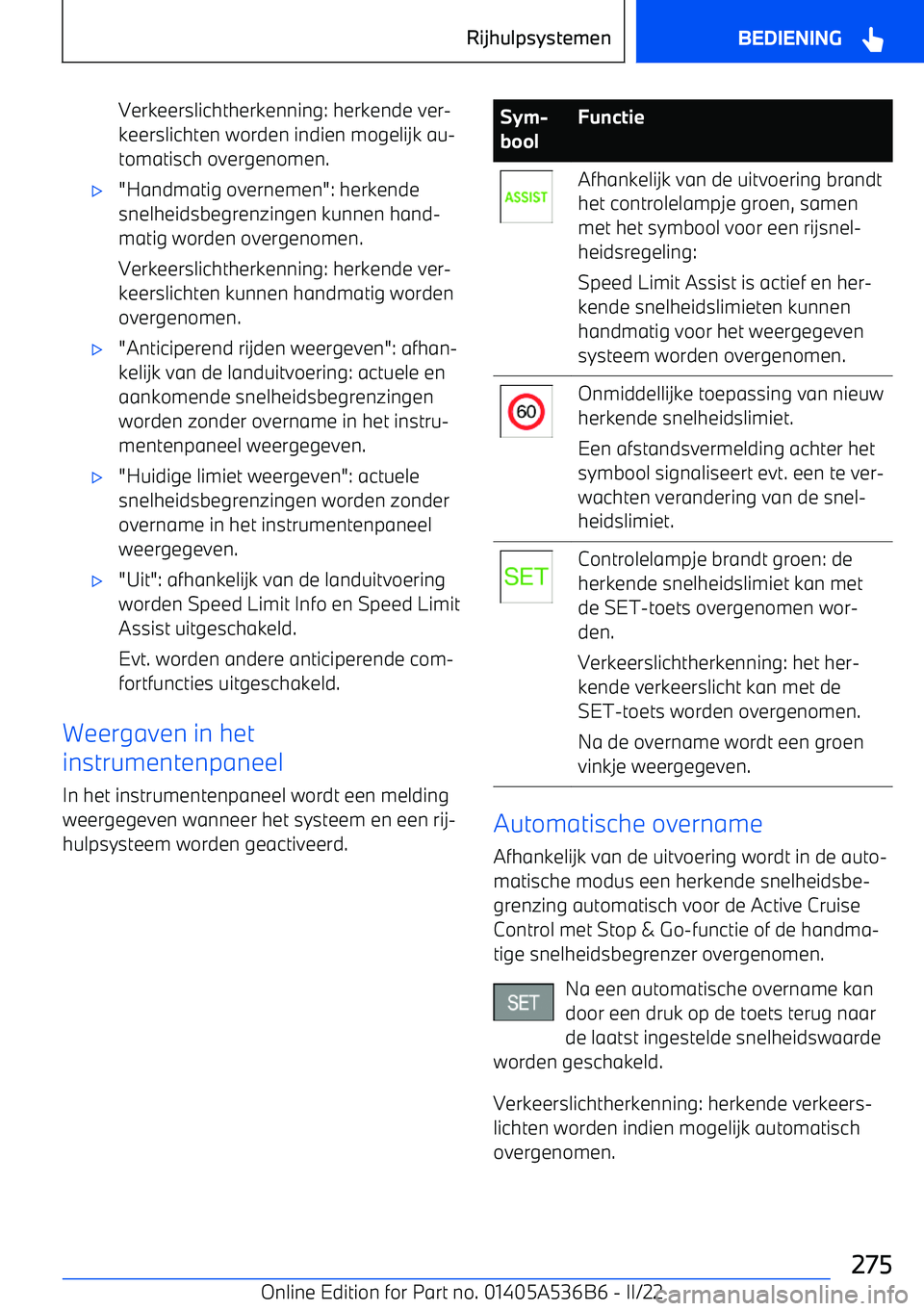 BMW X6 M 2022 Instructieboekjes (in Dutch) Verkeerslichtherkenning: herkende ver BMW X6 M 2022 Instructieboekjes (in Dutch) Verkeerslichtherkenning: herkende ver