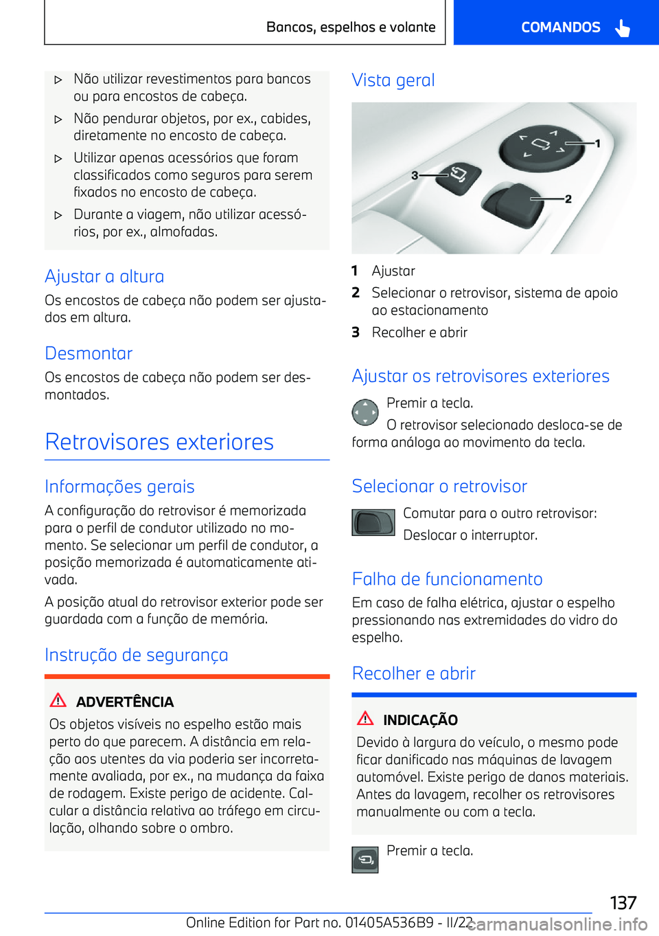 BMW X6 M 2022 Manual do condutor (in Portuguese) BMW X6 M 2022 Manual do condutor (in Portuguese)