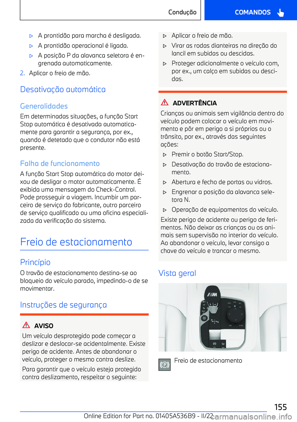 BMW X6 M 2022  Manual do condutor (in Portuguese) 
