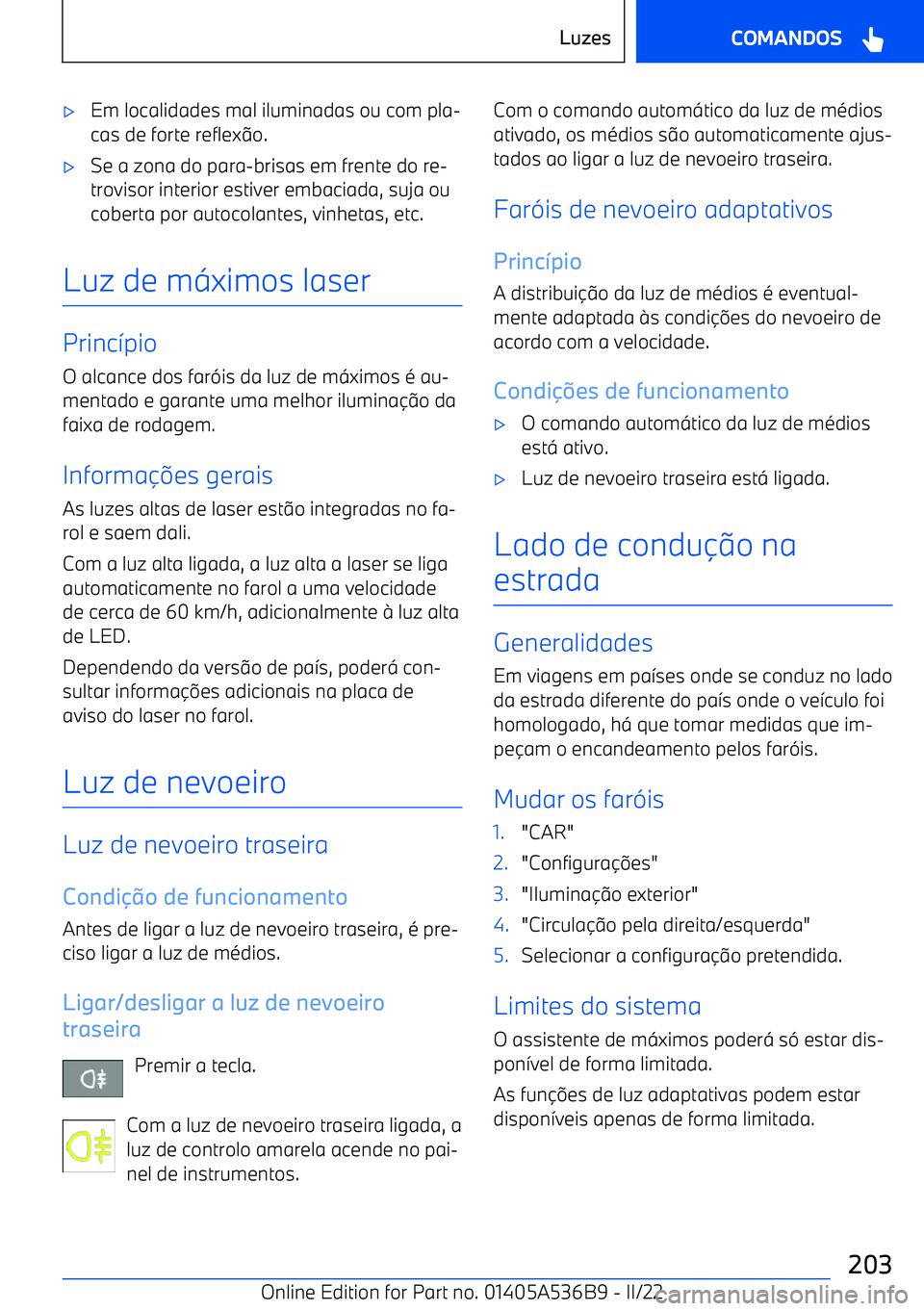 BMW X6 M 2022 Manual do condutor (in Portuguese) BMW X6 M 2022 Manual do condutor (in Portuguese)