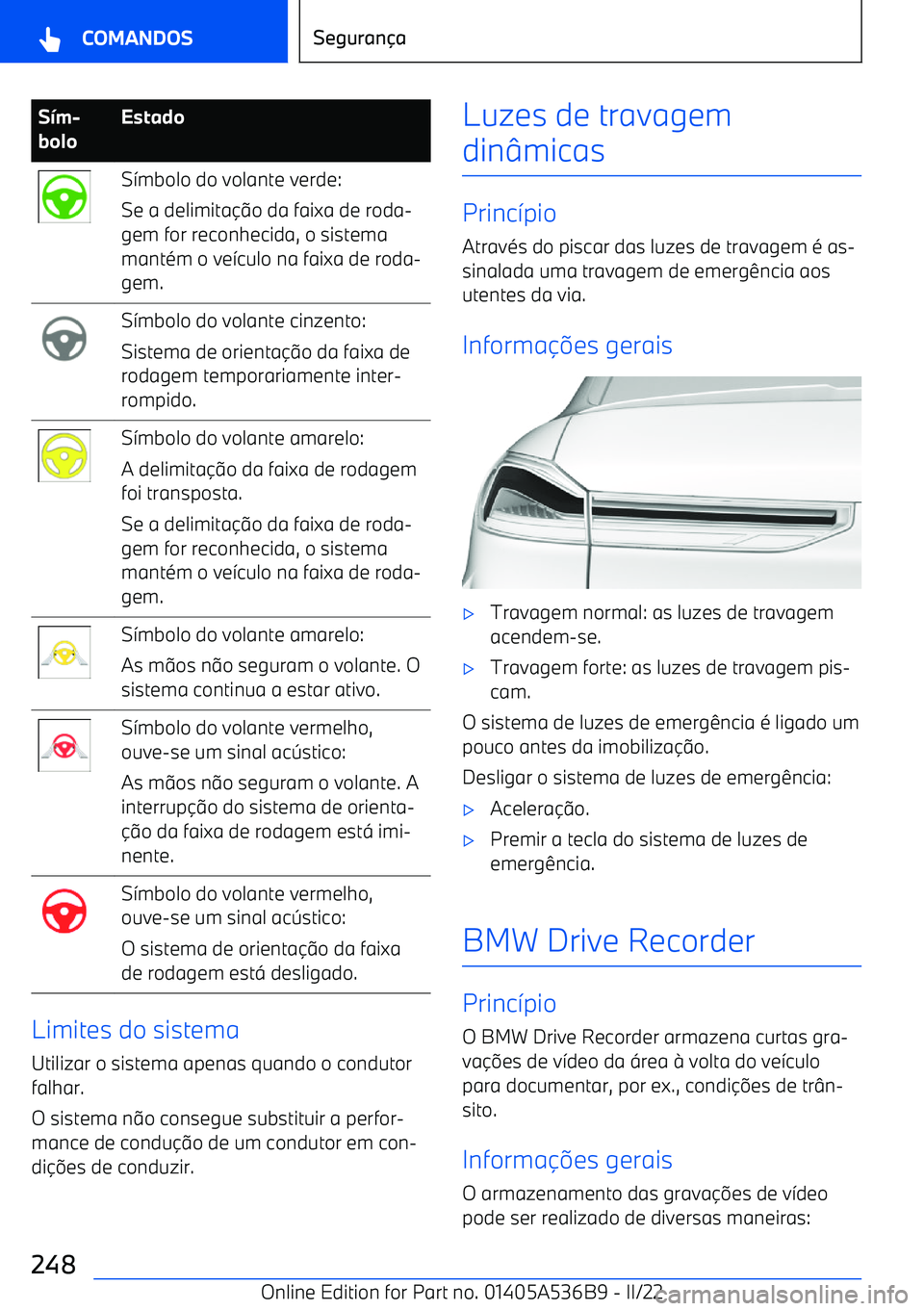 BMW X6 M 2022  Manual do condutor (in Portuguese) Sm