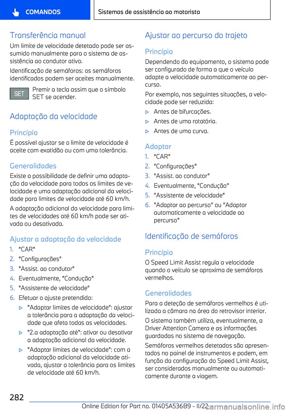 BMW X6 M 2022  Manual do condutor (in Portuguese) Transfer