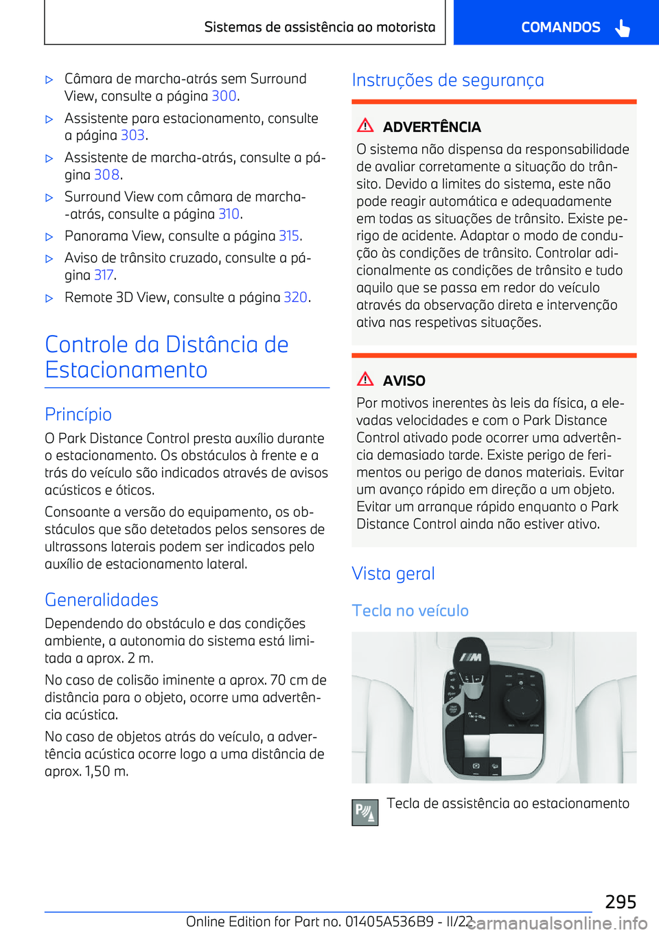 BMW X6 M 2022  Manual do condutor (in Portuguese) 