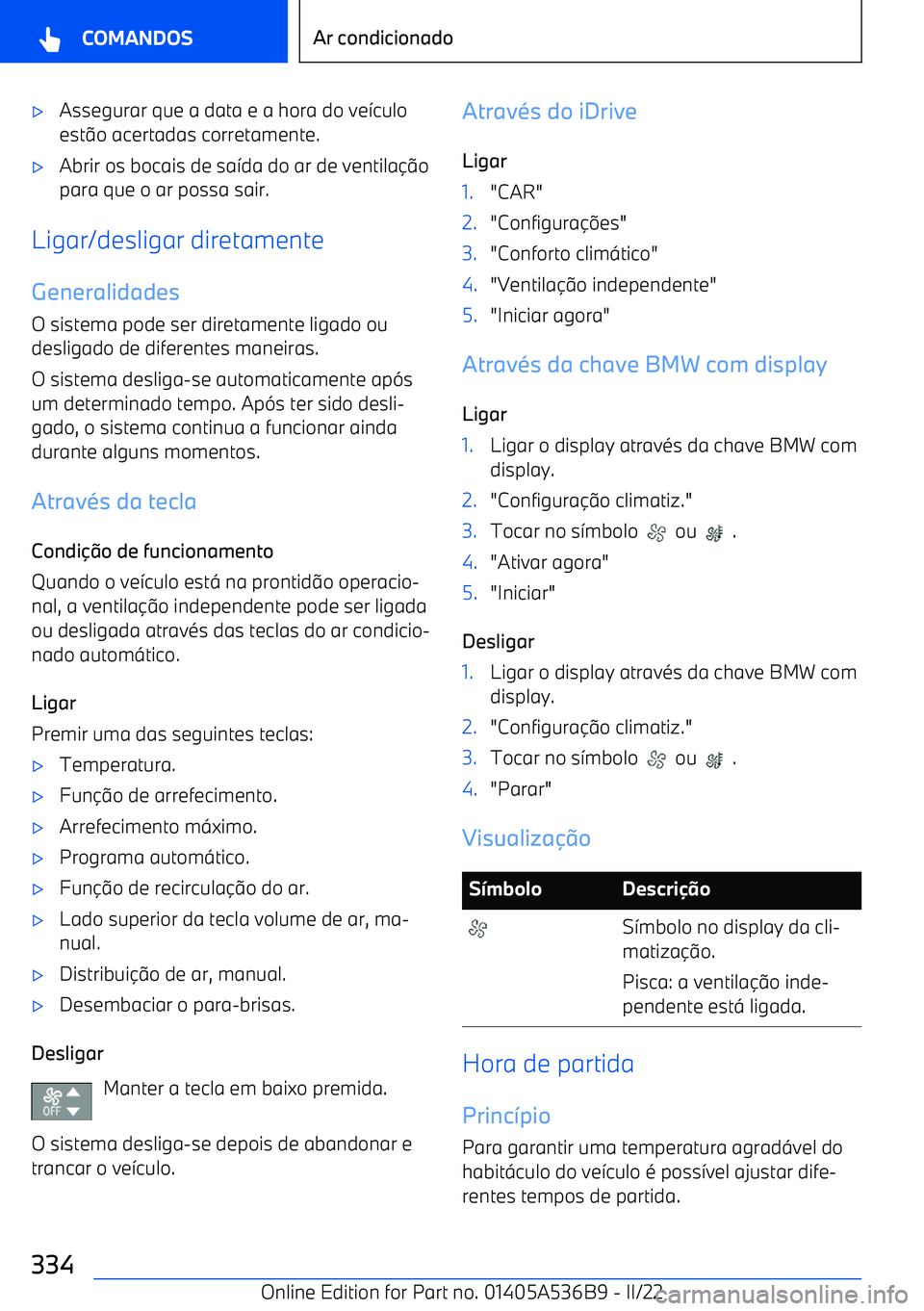 BMW X6 M 2022  Manual do condutor (in Portuguese) 