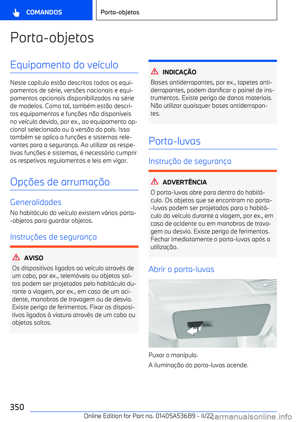 BMW X6 M 2022 Manual do condutor (in Portuguese) Porta BMW X6 M 2022 Manual do condutor (in Portuguese) Porta