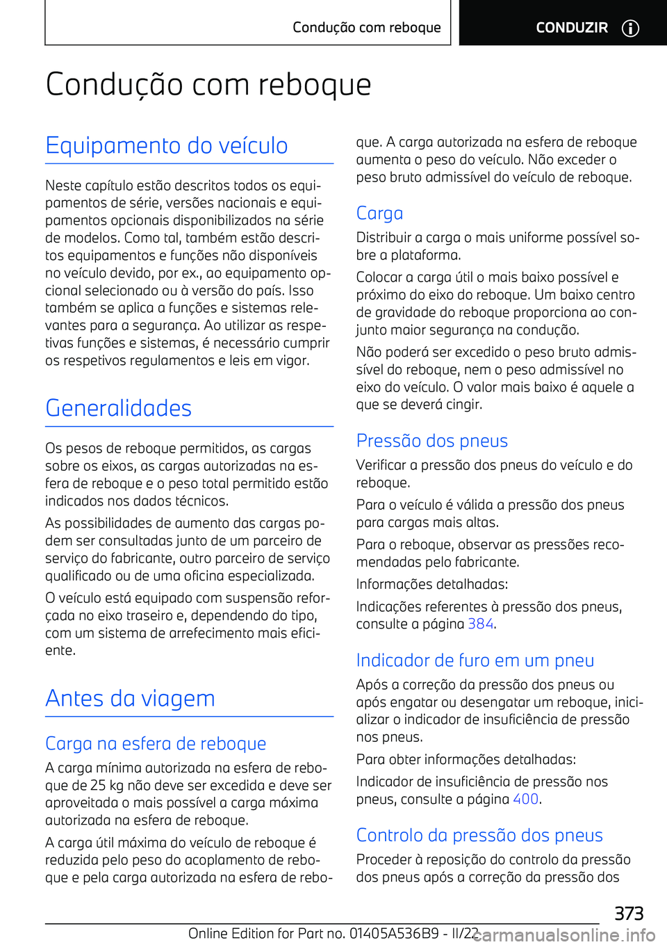 BMW X6 M 2022 Manual do condutor (in Portuguese) Condu BMW X6 M 2022 Manual do condutor (in Portuguese) Condu