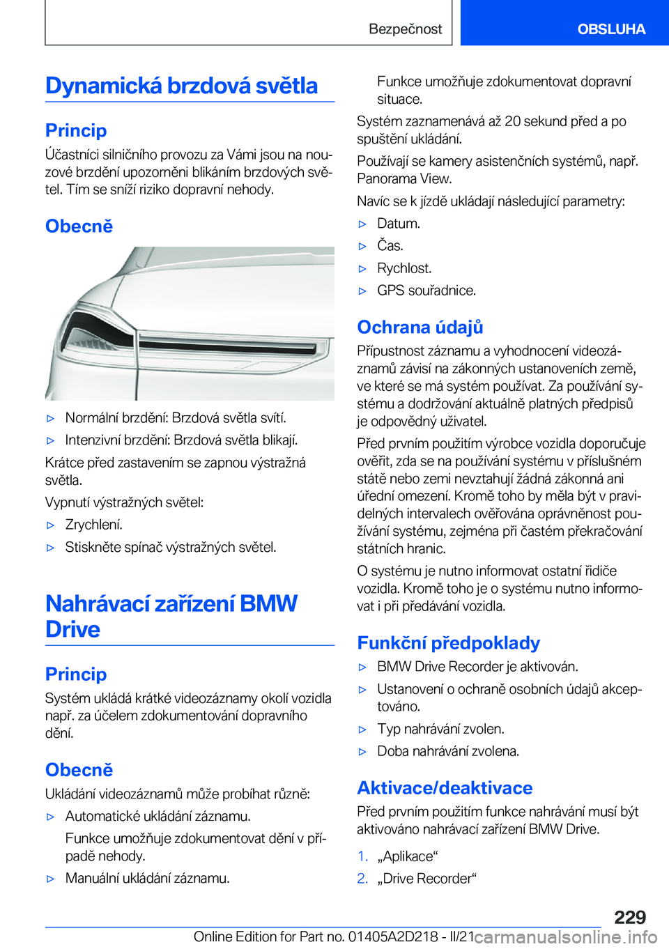BMW X6 M 2021  Návod na použití (in Czech) �D�y�n�a�m�i�c�k�