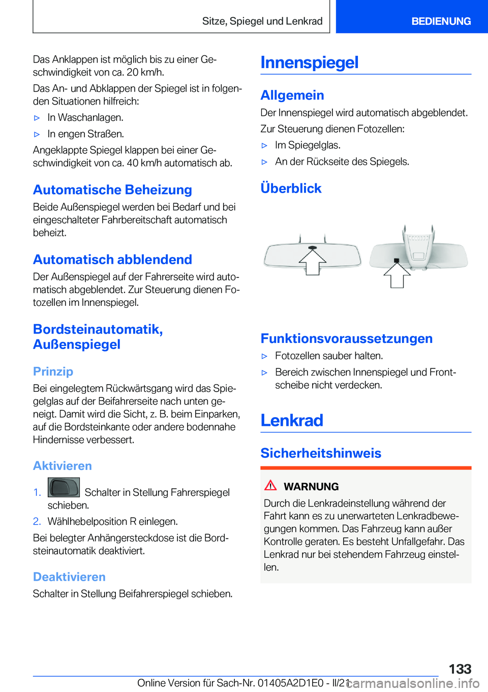 BMW X6 M 2021  Betriebsanleitungen (in German) �D�a�s��A�n�k�l�a�p�p�e�n��i�s�t��m�