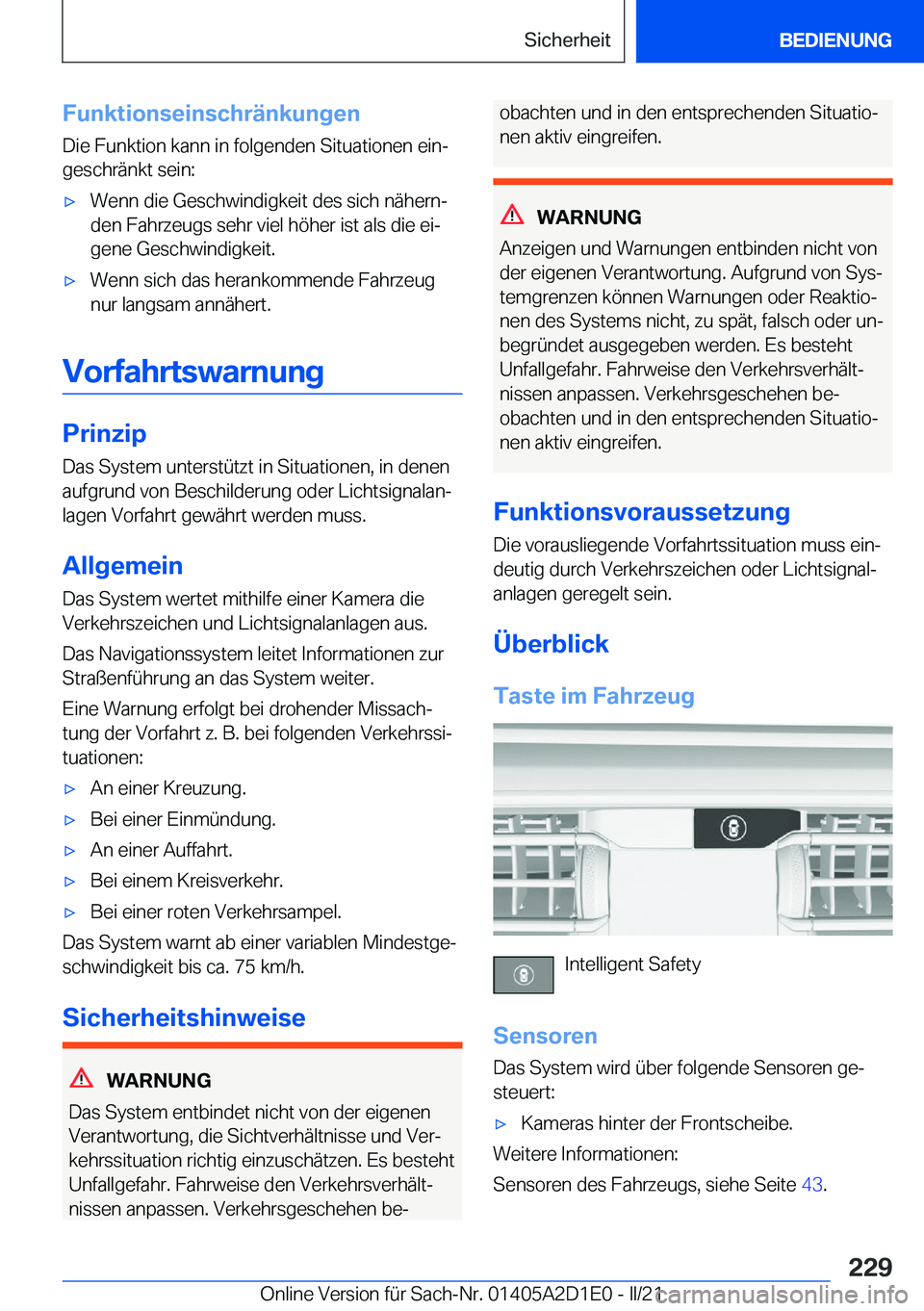BMW X6 M 2021  Betriebsanleitungen (in German) �F�u�n�k�t�i�o�n�s�e�i�n�s�c�h�r�