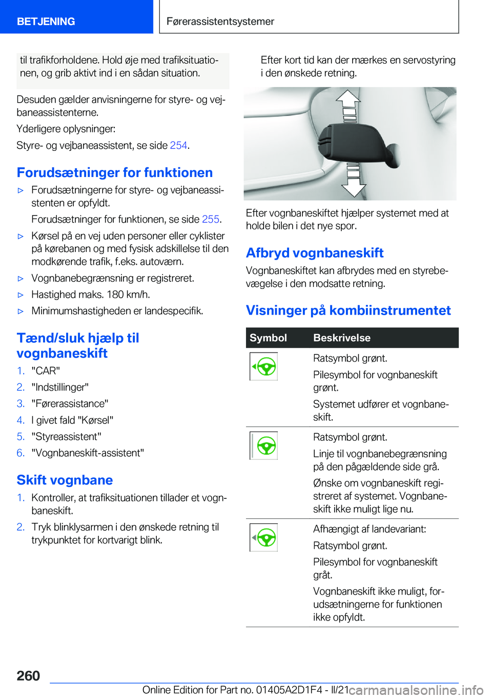 BMW X6 M 2021  InstruktionsbØger (in Danish) �t�i�l��t�r�a�f�i�k�f�o�r�h�o�l�d�e�n�e�.��H�o�l�d��
