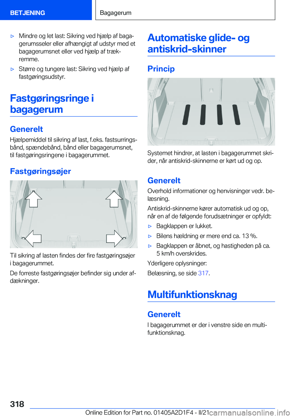 BMW X6 M 2021  InstruktionsbØger (in Danish) 'x�M�i�n�d�r�e��o�g��l�e�t��l�a�s�t�:��S�i�k�r�i�n�g��v�e�d��h�j�æ�l�p��a�f��b�a�g�aj�g�e�r�u�m�s�s�e�l�e�r��e�l�l�e�r��a�f�h�æ�n�g�i�g�t��a�f��u�d�s�t�y�r��m�e�d��e�t�b�a�g�a�g�e