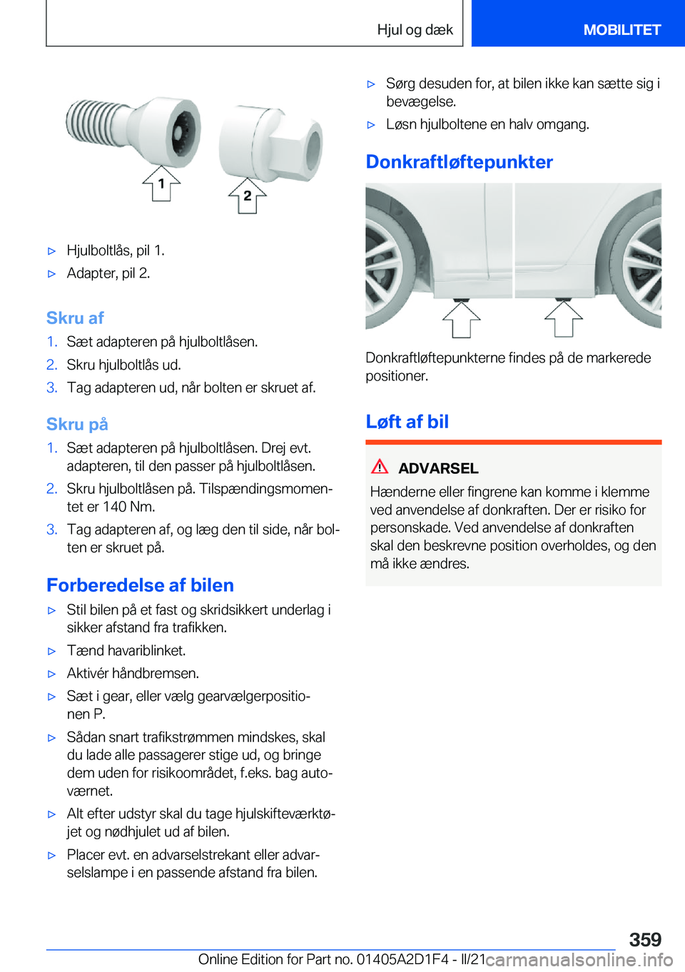 BMW X6 M 2021  InstruktionsbØger (in Danish) 'x�H�j�u�l�b�o�l�t�l�å�s�,��p�i�l��1�.'x�A�d�a�p�t�e�r�,��p�i�l��2�.
�S�k�r�u��a�f
�1�.�S�æ�t��a�d�a�p�t�e�r�e�n��p�å��h�j�u�l�b�o�l�t�l�å�s�e�n�.�2�.�S�k�r�u��h�j�u�l�b�o�l�t�l�