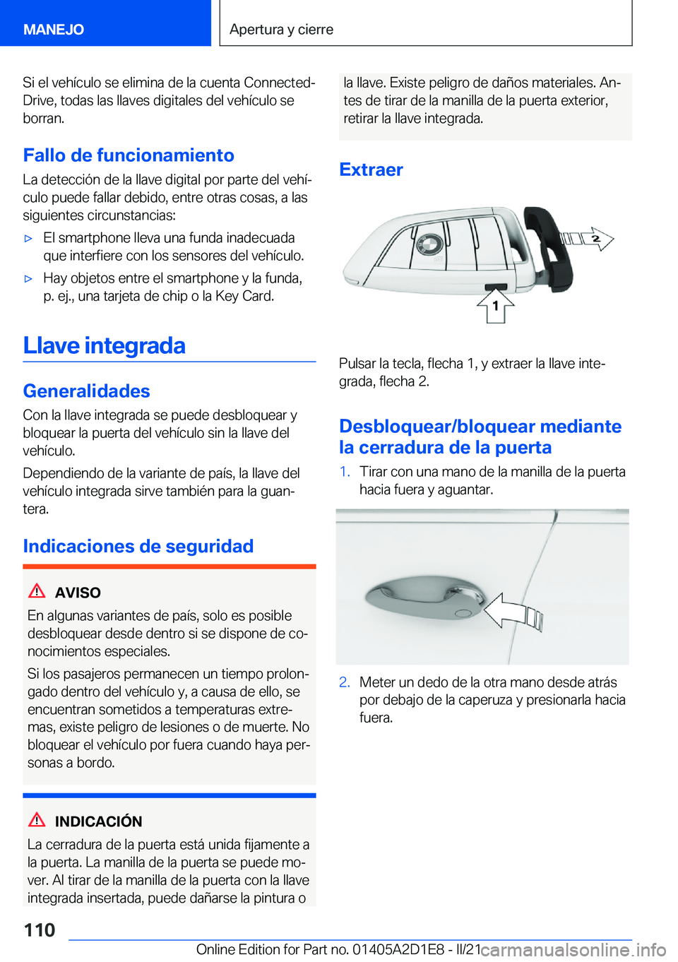BMW X6 M 2021  Manuales de Empleo (in Spanish) �S�i��e�l��v�e�h�