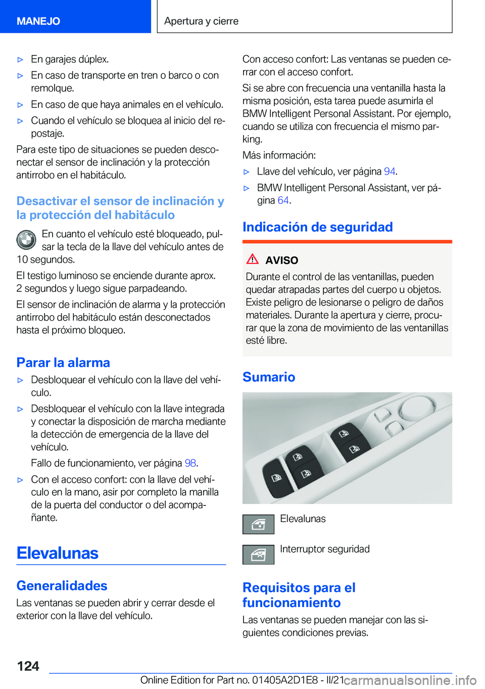 BMW X6 M 2021  Manuales de Empleo (in Spanish) x�E�n��g�a�r�a�j�e�s��d�