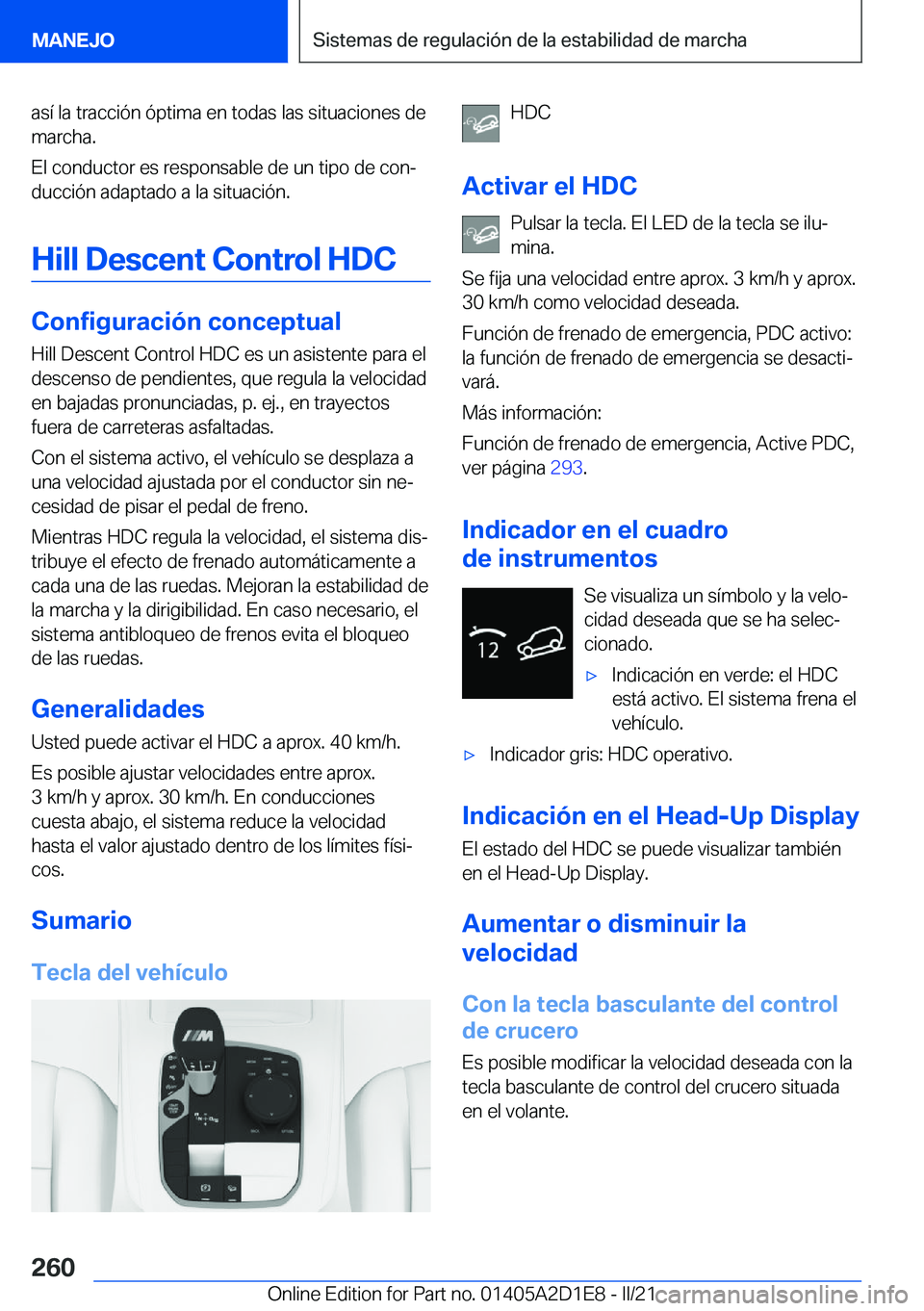 BMW X6 M 2021  Manuales de Empleo (in Spanish) �a�s�