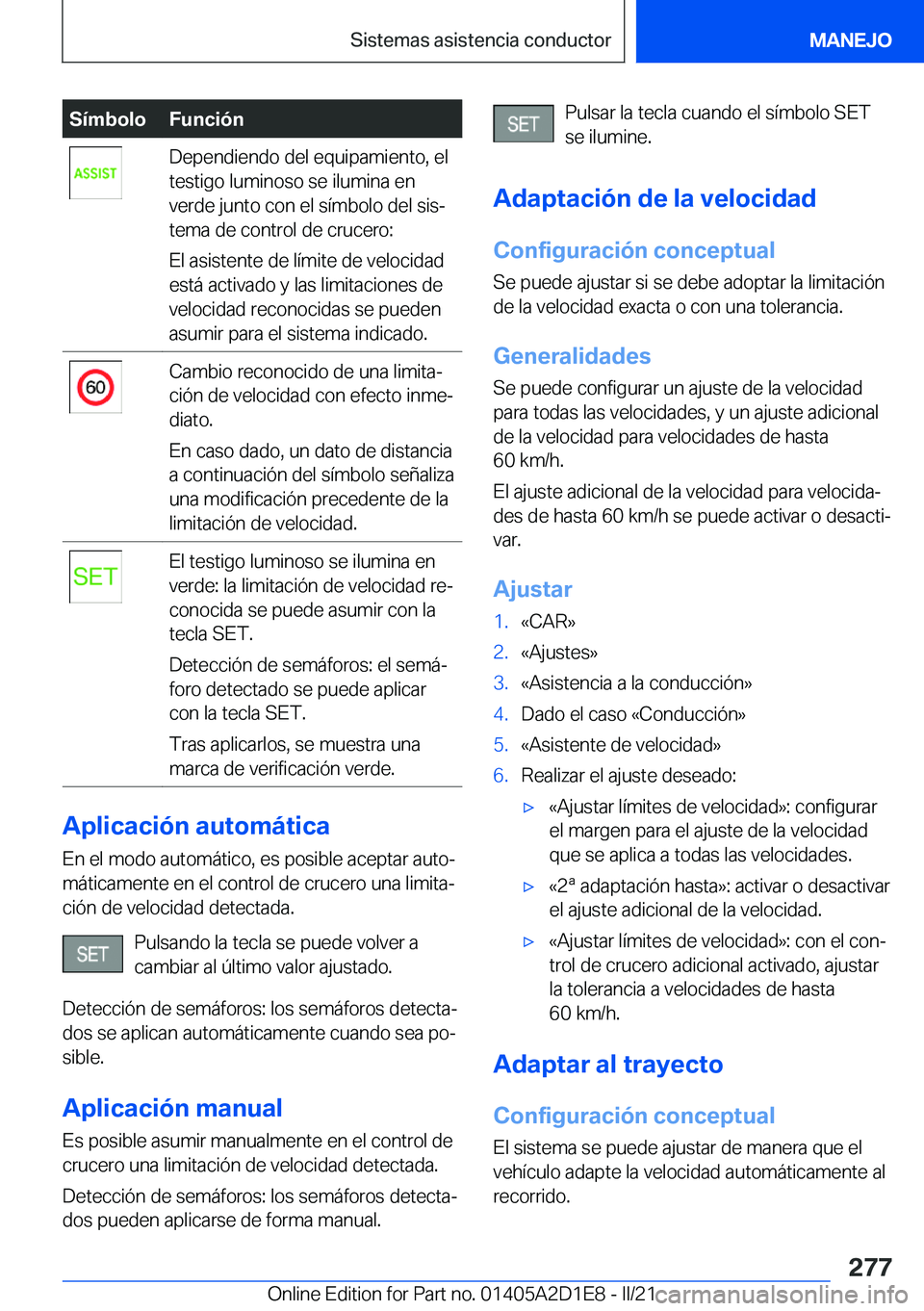 BMW X6 M 2021  Manuales de Empleo (in Spanish) �S�