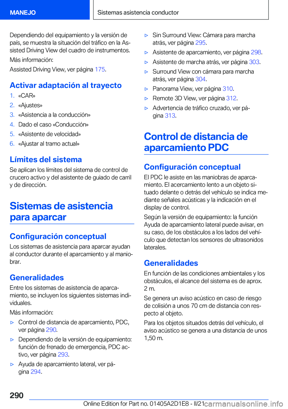 BMW X6 M 2021  Manuales de Empleo (in Spanish) �D�e�p�e�n�d�i�e�n�d�o��d�e�l��e�q�u�i�p�a�m�i�e�n�t�o��y��l�a��v�e�r�s�i�