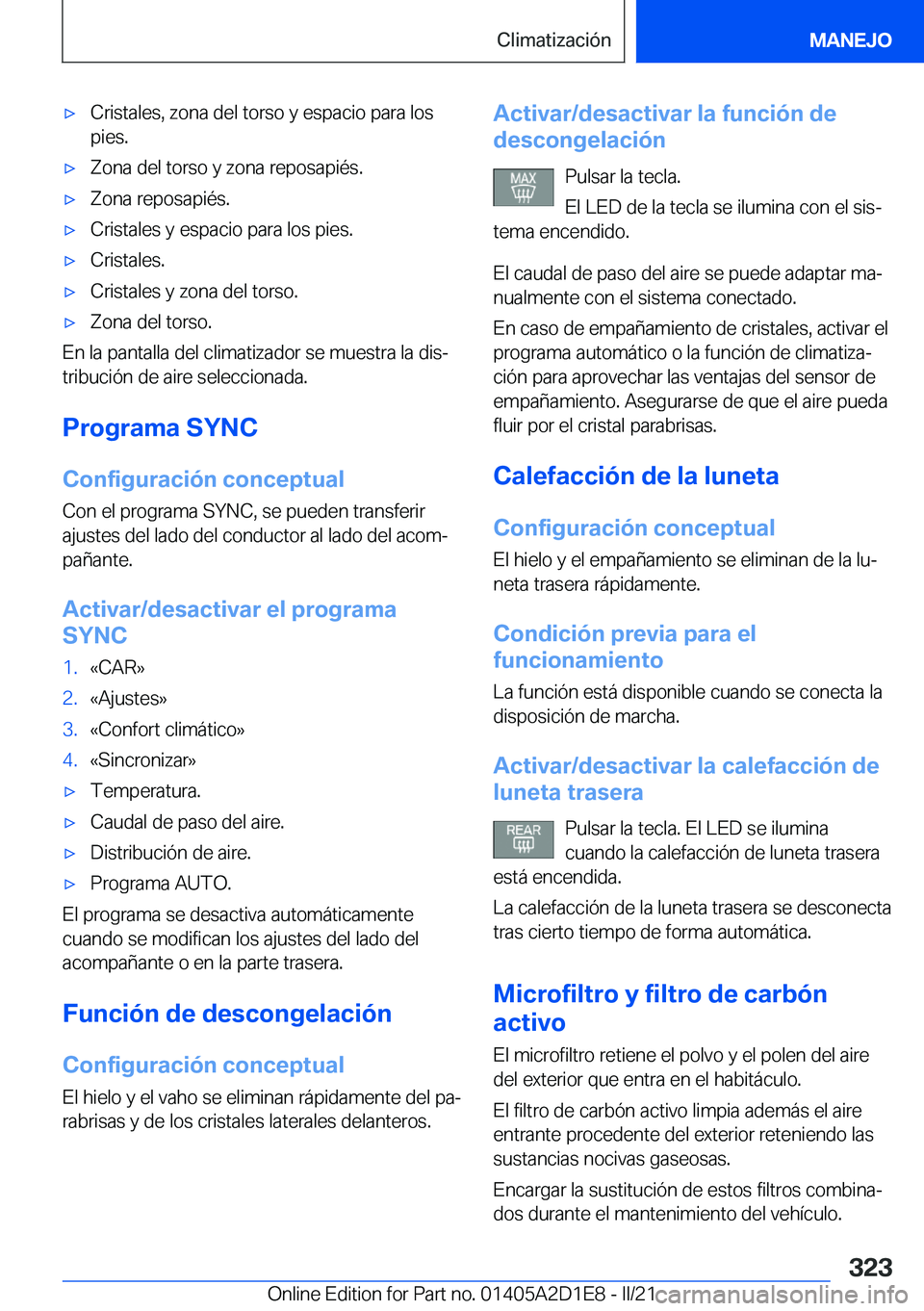 BMW X6 M 2021  Manuales de Empleo (in Spanish) x�C�r�i�s�t�a�l�e�s�,��z�o�n�a��d�e�l��t�o�r�s�o��y��e�s�p�a�c�i�o��p�a�r�a��l�o�s
�p�i�e�s�.x�Z�o�n�a��d�e�l��t�o�r�s�o��y��z�o�n�a��r�e�p�o�s�a�p�i�