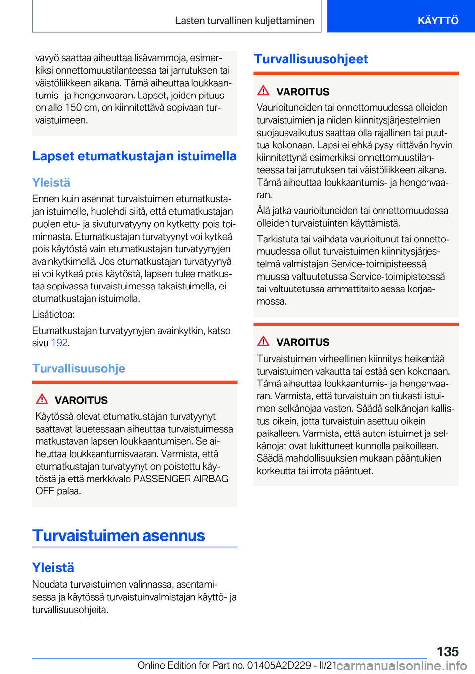 BMW X6 M 2021  Omistajan Käsikirja (in Finnish) �v�a�v�y�
