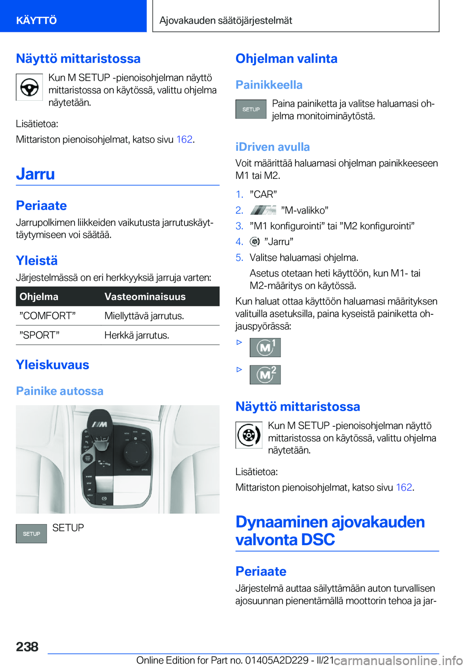 BMW X6 M 2021  Omistajan Käsikirja (in Finnish) �N�