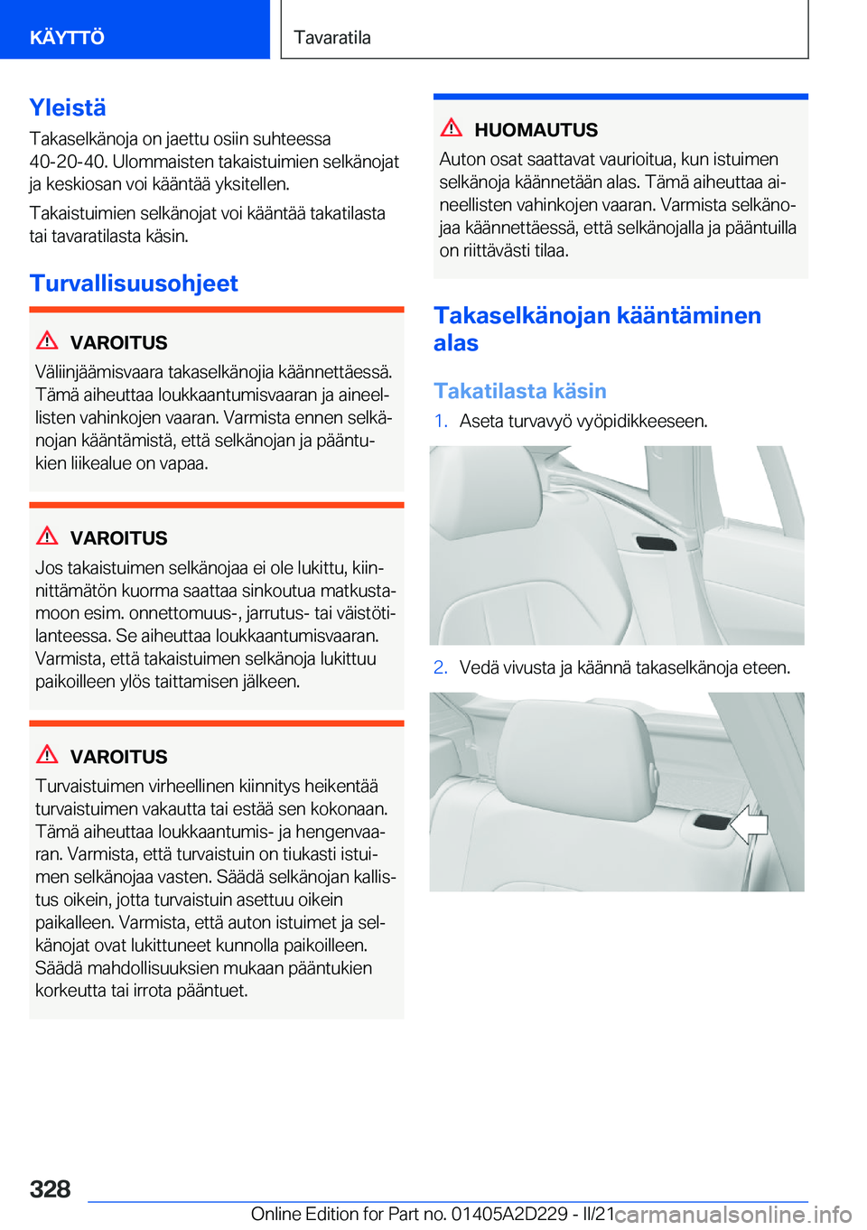 BMW X6 M 2021  Omistajan Käsikirja (in Finnish) �Y�l�e�i�s�t�