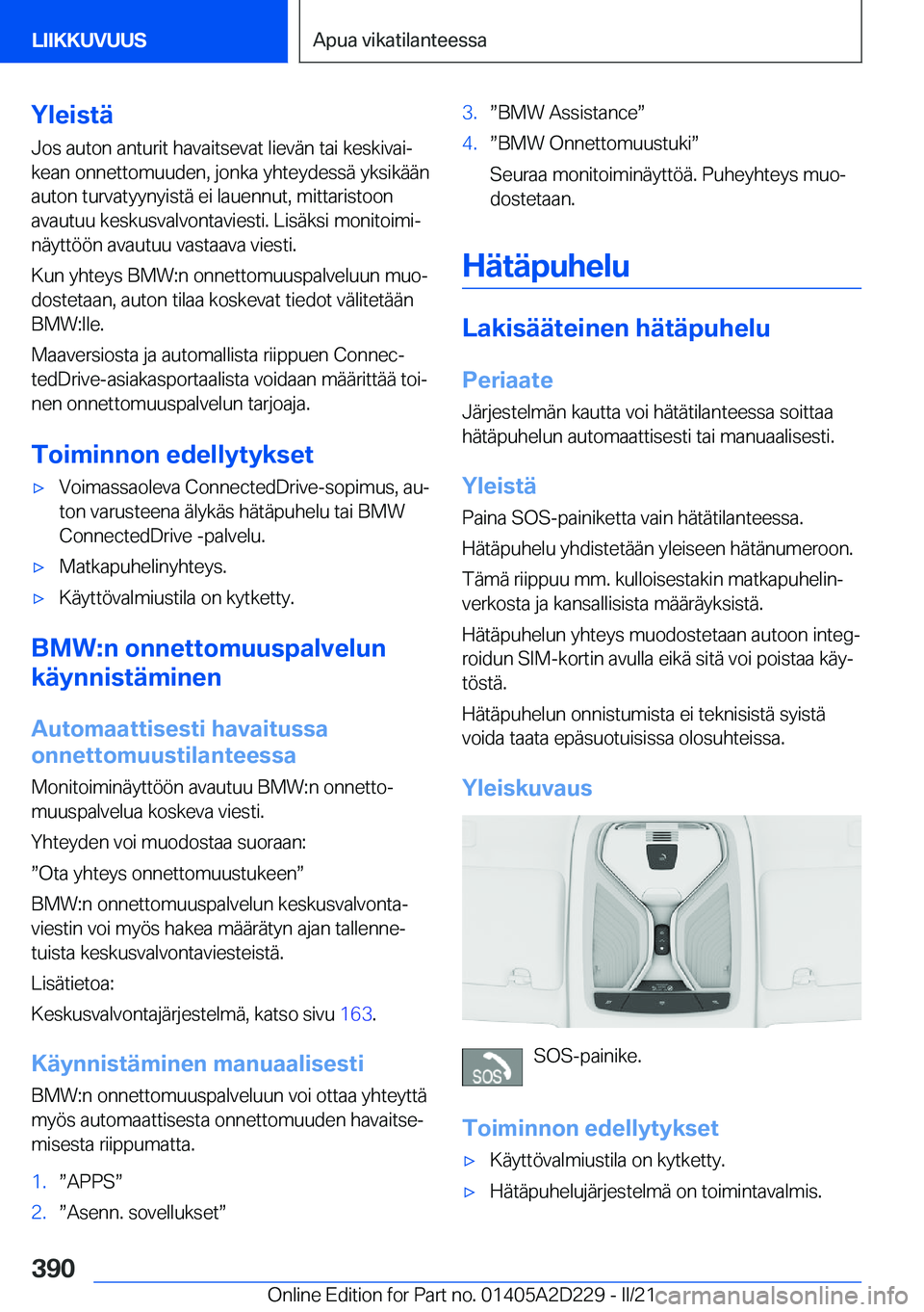 BMW X6 M 2021  Omistajan Käsikirja (in Finnish) �Y�l�e�i�s�t�