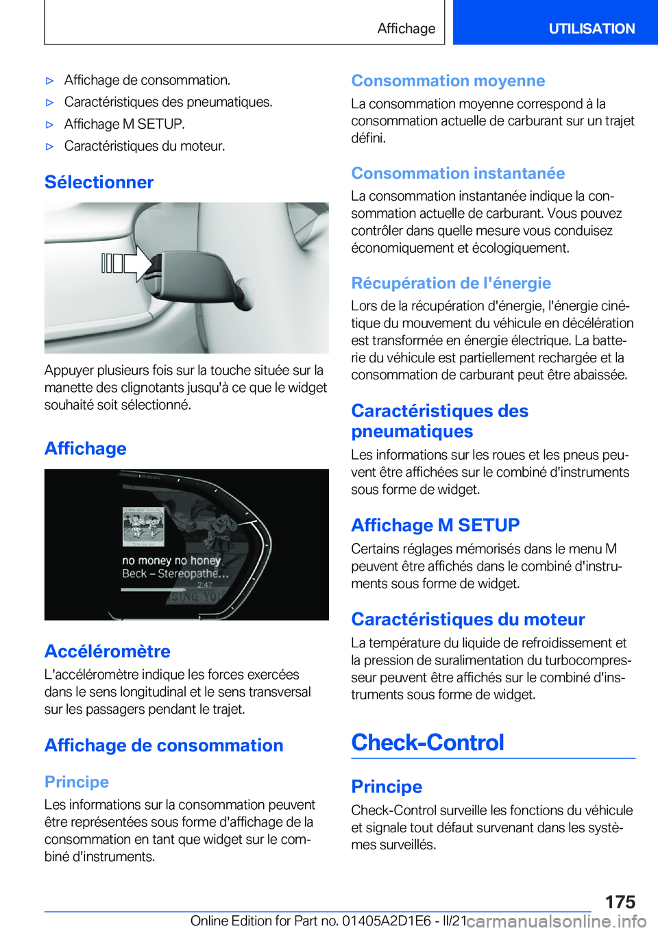 BMW X6 M 2021  Notices Demploi (in French) 'x�A�f�f�i�c�h�a�g�e��d�e��c�o�n�s�o�m�m�a�t�i�o�n�.'x�C�a�r�a�c�t�é�r�i�s�t�i�q�u�e�s��d�e�s��p�n�e�u�m�a�t�i�q�u�e�s�.'x�A�f�f�i�c�h�a�g�e��M��S�E�T�U�P�.'x�C�a�r�a�c�t�é�r�i