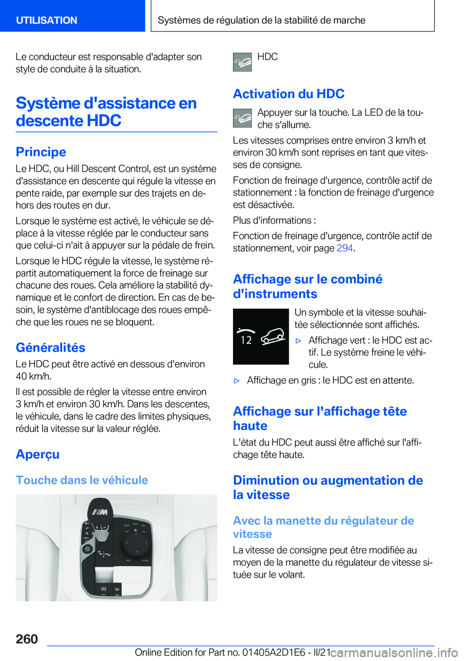 BMW X6 M 2021  Notices Demploi (in French) �L�e��c�o�n�d�u�c�t�e�u�r��e�s�t��r�e�s�p�o�n�s�a�b�l�e��d�'�a�d�a�p�t�e�r��s�o�n�s�t�y�l�e��d�e��c�o�n�d�u�i�t�e��