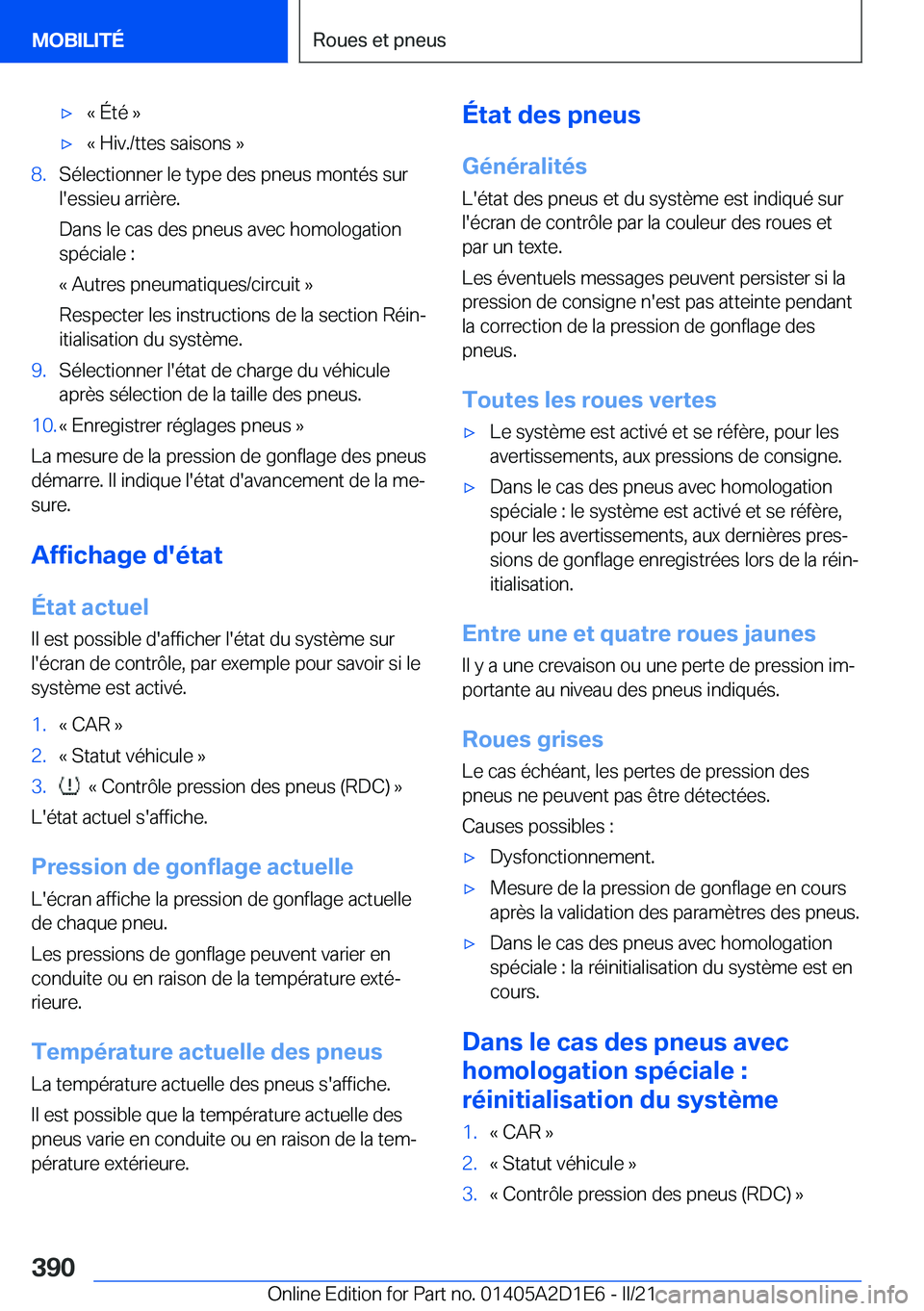 BMW X6 M 2021  Notices Demploi (in French) 'x�k��