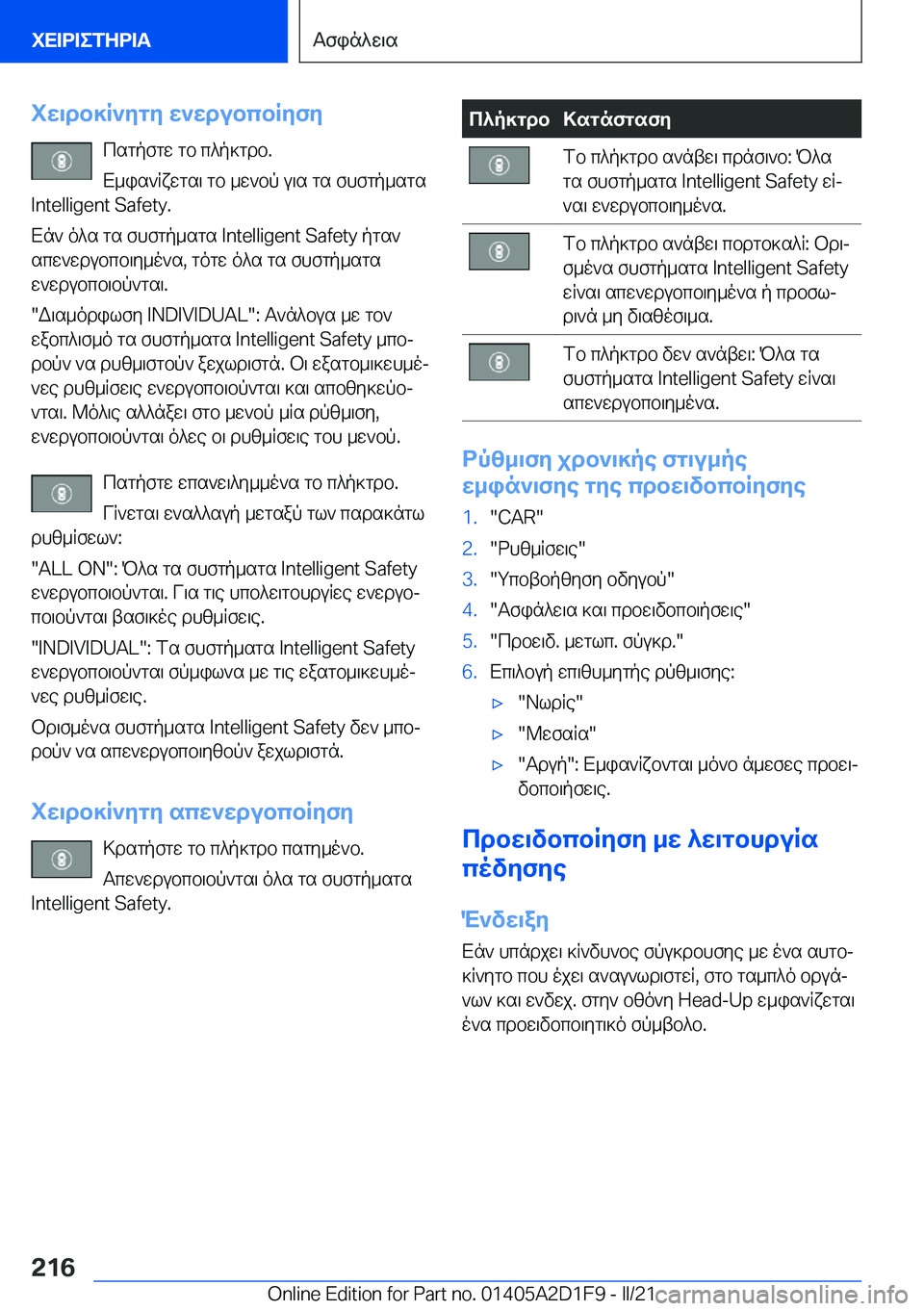 BMW X6 M 2021  ΟΔΗΓΌΣ ΧΡΉΣΗΣ (in Greek) iw\db]R`ygy�w`wdubcbRyfycsgpfgw�gb�c^p]gdb�.
X_is`Rxwgs\�gb�_w`bp�u\s�gs�fhfgp_sgs
�I�n�t�e�l�l�i�g�e�n�t��S�a�f�e�t�y�.