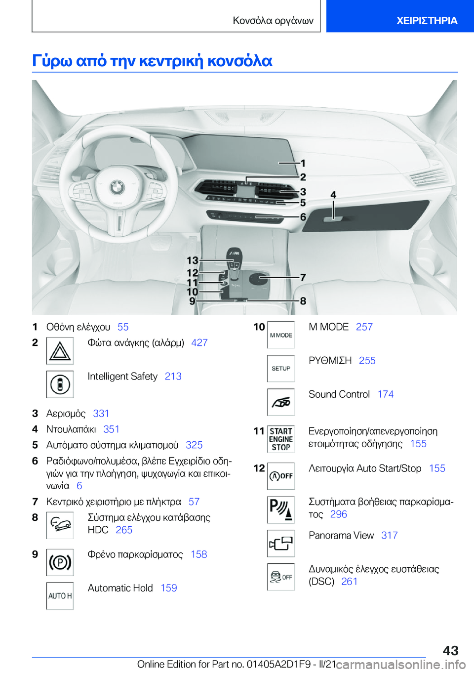 BMW X6 M 2021  ΟΔΗΓΌΣ ΧΡΉΣΗΣ (in Greek) Vpdl�sco�gy`�]w`gd\]p�]b`fo^s�1bzo`y�w^oujbh\_�5�5�2hqgs�s`nu]ye��(s^nd_�)\_ �4�2�7�I�n�t�e�l�l�i�g�e�n�t��S�a�f�e�t�y\_�2�1�3�3Tw