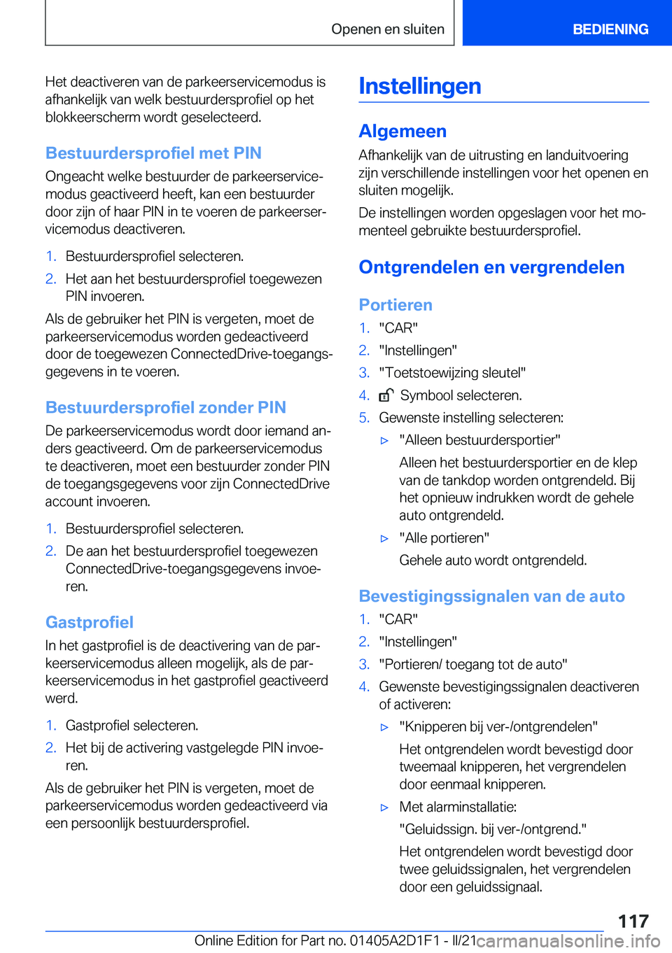 BMW X6 M 2021  Instructieboekjes (in Dutch) �H�e�t��d�e�a�c�t�i�v�e�r�e�n��v�a�n��d�e��p�a�r�k�e�e�r�s�e�r�v�i�c�e�m�o�d�u�s��i�s�a�f�h�a�n�k�e�l�i�j�k��v�a�n��w�e�l�k��b�e�s�t�u�u�r�d�e�r�s�p�r�o�f�i�e�l��o�p��h�e�t
�b�l�o�k�k�e�e�r�