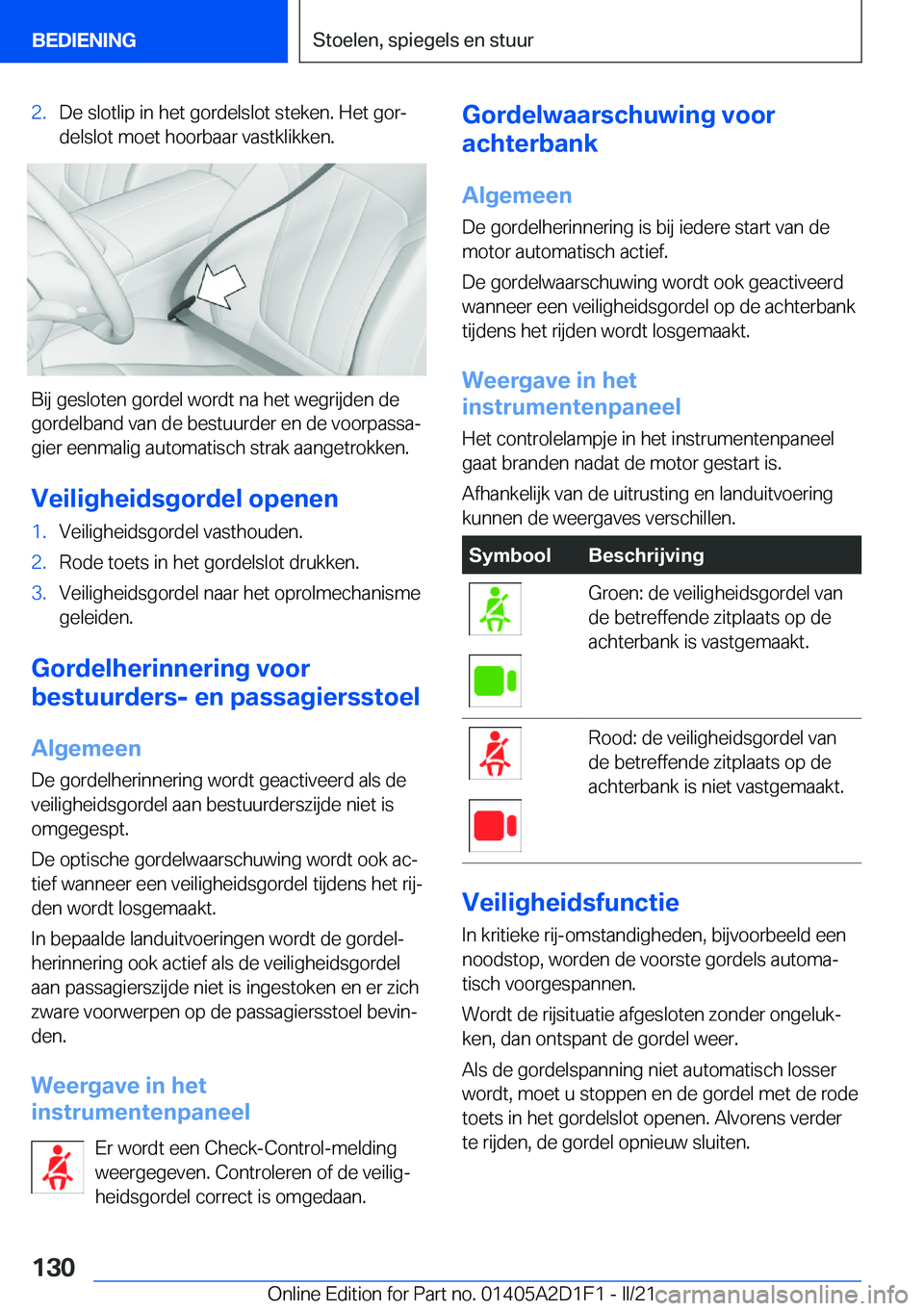 BMW X6 M 2021  Instructieboekjes (in Dutch) �2�.�D�e��s�l�o�t�l�i�p��i�n��h�e�t��g�o�r�d�e�l�s�l�o�t��s�t�e�k�e�n�.��H�e�t��g�o�rj
�d�e�l�s�l�o�t��m�o�e�t��h�o�o�r�b�a�a�r��v�a�s�t�k�l�i�k�k�e�n�.
�B�i�j��g�e�s�l�o�t�e�n��g�o�r�d�e