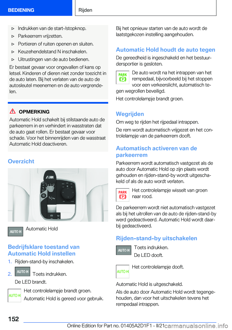 BMW X6 M 2021  Instructieboekjes (in Dutch) 'x�I�n�d�r�u�k�k�e�n��v�a�n��d�e��s�t�a�r�t�-�/�s�t�o�p�k�n�o�p�.'x�P�a�r�k�e�e�r�r�e�m��v�r�i�j�z�e�t�t�e�n�.'x�P�o�r�t�i�e�r�e�n��o�f��r�u�i�t�e�n��o�p�e�n�e�n��e�n��s�l�u�i�t�e