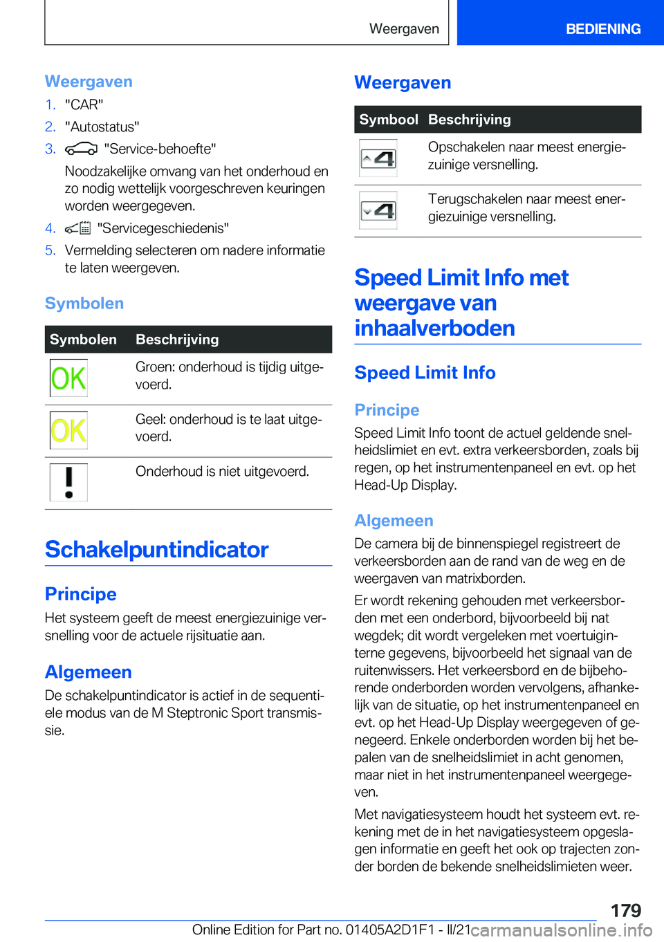 BMW X6 M 2021  Instructieboekjes (in Dutch) �W�e�e�r�g�a�v�e�n�1�.��C�A�R��2�.��A�u�t�o�s�t�a�t�u�s��3�.����S�e�r�v�i�c�e�-�b�e�h�o�e�f�t�e�
�N�o�o�d�z�a�k�e�l�i�j�k�e��o�m�v�a�n�g��v�a�n��h�e�t��o�n�d�e�r�h�o�u�d��e�n
�z�o��n�o�d