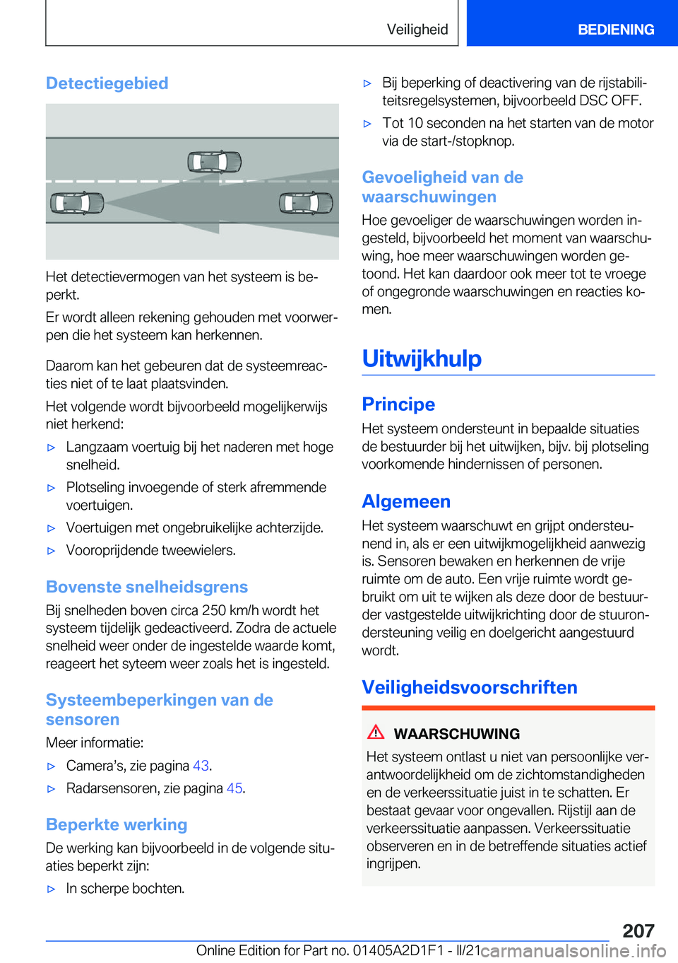 BMW X6 M 2021  Instructieboekjes (in Dutch) �D�e�t�e�c�t�i�e�g�e�b�i�e�d
�H�e�t��d�e�t�e�c�t�i�e�v�e�r�m�o�g�e�n��v�a�n��h�e�t��s�y�s�t�e�e�m��i�s��b�ej�p�e�r�k�t�.
�E�r��w�o�r�d�t��a�l�l�e�e�n��r�e�k�e�n�i�n�g��g�e�h�o�u�d�e�n��m�e