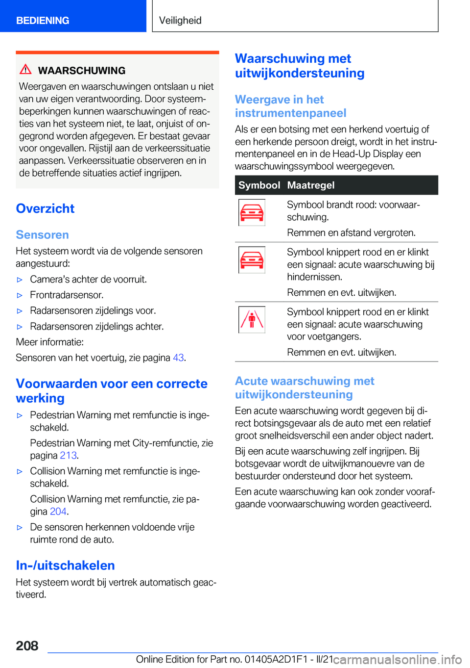 BMW X6 M 2021  Instructieboekjes (in Dutch) �W�A�A�R�S�C�H�U�W�I�N�G
�W�e�e�r�g�a�v�e�n��e�n��w�a�a�r�s�c�h�u�w�i�n�g�e�n��o�n�t�s�l�a�a�n��u��n�i�e�t �v�a�n��u�w��e�i�g�e�n��v�e�r�a�n�t�w�o�o�r�d�i�n�g�.��D�o�o�r��s�y�s�t�e�e�mj�b�e