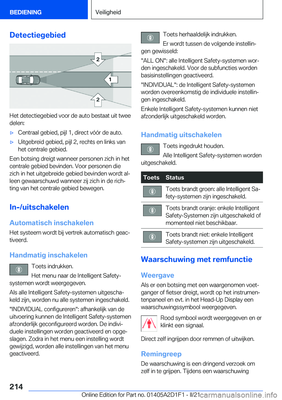BMW X6 M 2021  Instructieboekjes (in Dutch) �D�e�t�e�c�t�i�e�g�e�b�i�e�d
�H�e�t��d�e�t�e�c�t�i�e�g�e�b�i�e�d��v�o�o�r��d�e��a�u�t�o��b�e�s�t�a�a�t��u�i�t��t�w�e�e�d�e�l�e�n�:
'x�C�e�n�t�r�a�a�l��g�e�b�i�e�d�,��p�i�j�l��1�,��d�i�r