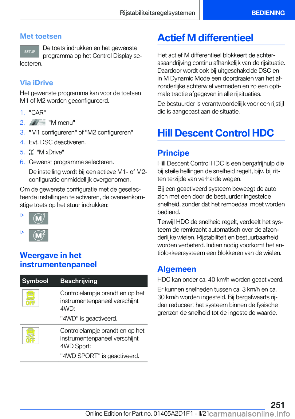 BMW X6 M 2021  Instructieboekjes (in Dutch) �M�e�t��t�o�e�t�s�e�n�D�e��t�o�e�t�s��i�n�d�r�u�k�k�e�n��e�n��h�e�t��g�e�w�e�n�s�t�e
�p�r�o�g�r�a�m�m�a��o�p��h�e�t��C�o�n�t�r�o�l��D�i�s�p�l�a�y��s�ej
�l�e�c�t�e�r�e�n�.
�V�i�a��i�D�r�i�