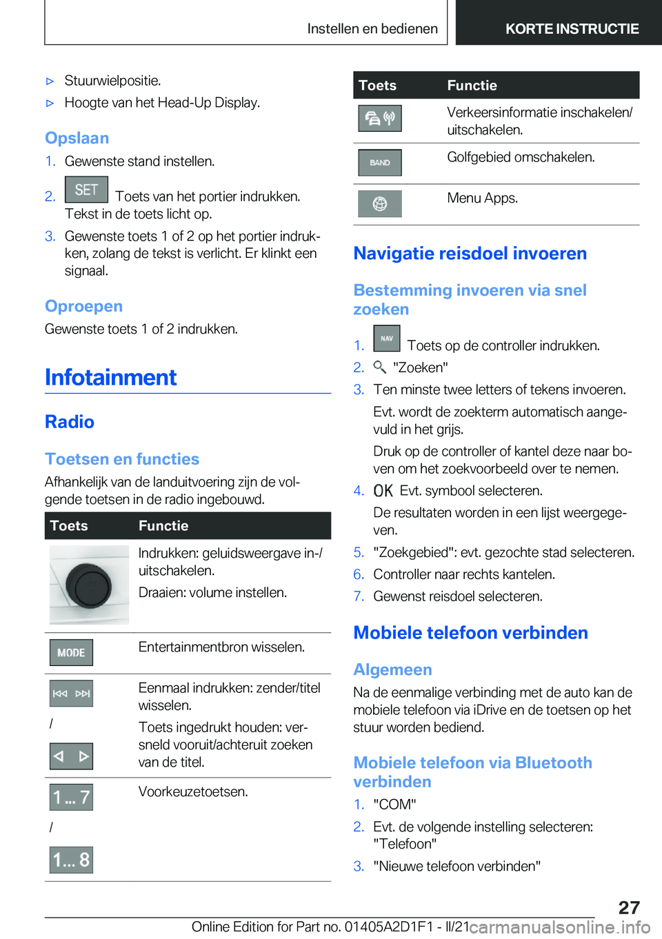 BMW X6 M 2021  Instructieboekjes (in Dutch) 'x�S�t�u�u�r�w�i�e�l�p�o�s�i�t�i�e�.'x�H�o�o�g�t�e��v�a�n��h�e�t��H�e�a�d�-�U�p��D�i�s�p�l�a�y�.
�O�p�s�l�a�a�n
�1�.�G�e�w�e�n�s�t�e��s�t�a�n�d��i�n�s�t�e�l�l�e�n�.�2�.���T�o�e�t�s��v