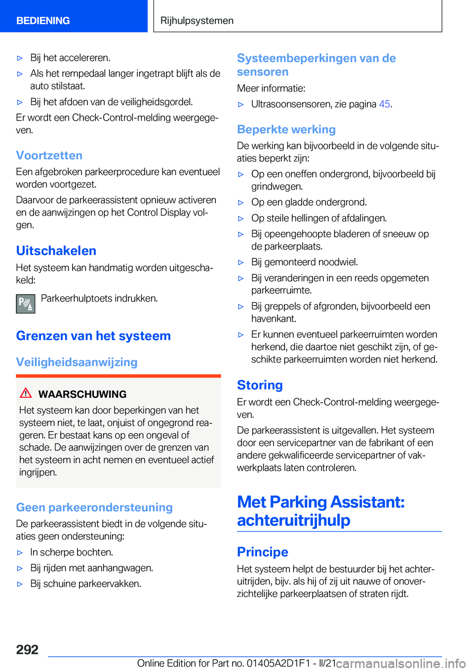 BMW X6 M 2021  Instructieboekjes (in Dutch) 'x�B�i�j��h�e�t��a�c�c�e�l�e�r�e�r�e�n�.'x�A�l�s��h�e�t��r�e�m�p�e�d�a�a�l��l�a�n�g�e�r��i�n�g�e�t�r�a�p�t��b�l�i�j�f�t��a�l�s��d�e�a�u�t�o��s�t�i�l�s�t�a�a�t�.'x�B�i�j��h�e�t�
